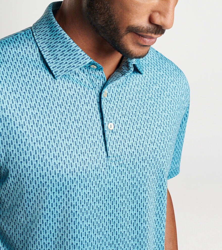 Lavender Fields Performance Jersey Polo