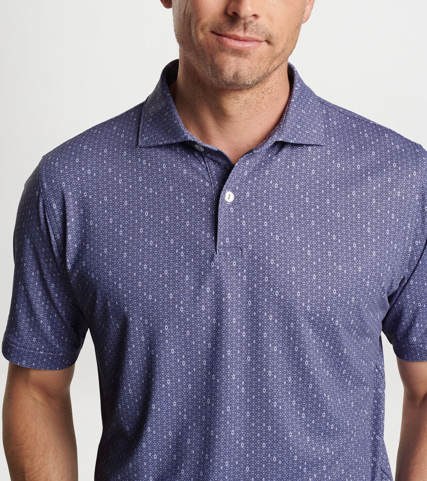 Harmon Geo Performance Jersey Polo