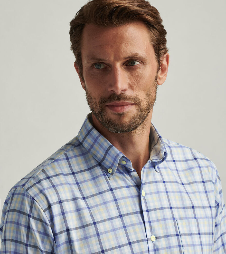Chambly Crown Lite Cotton-Stretch Sport Shirt