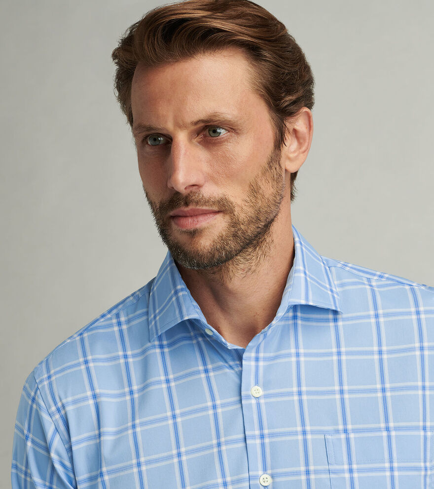 Ullswater Crown Lite Cotton-Stretch Sport Shirt