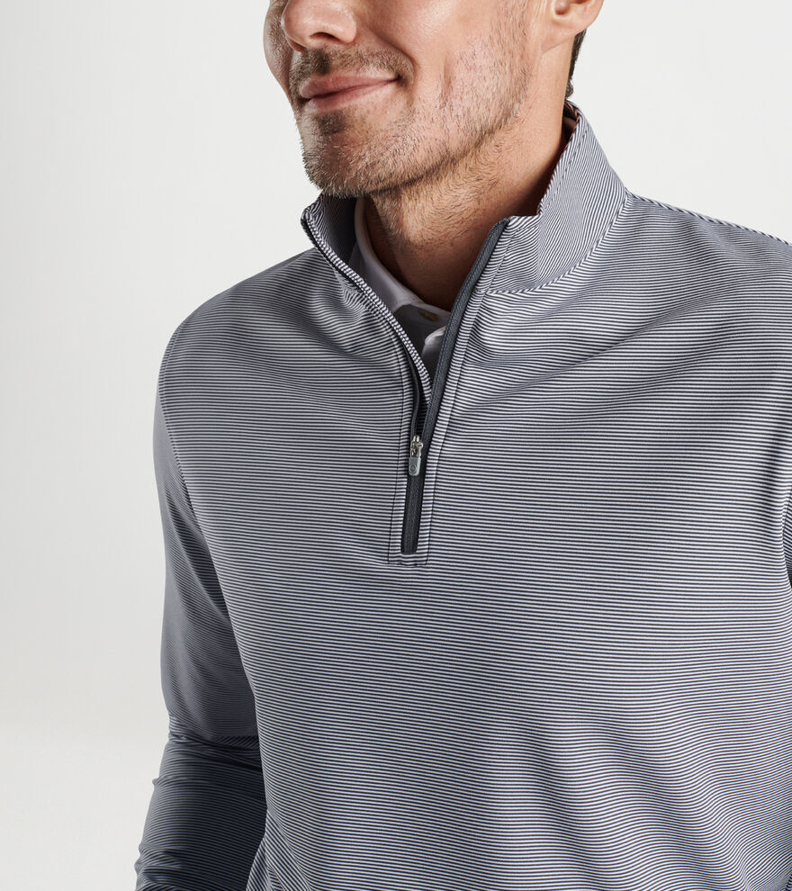 Perth Sugar Stripe Performance Quarter-Zip