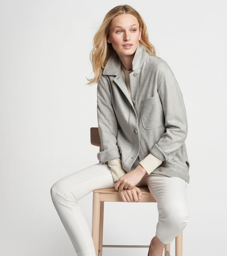 Women's Artisan Crafted Cashmere Chore Coat