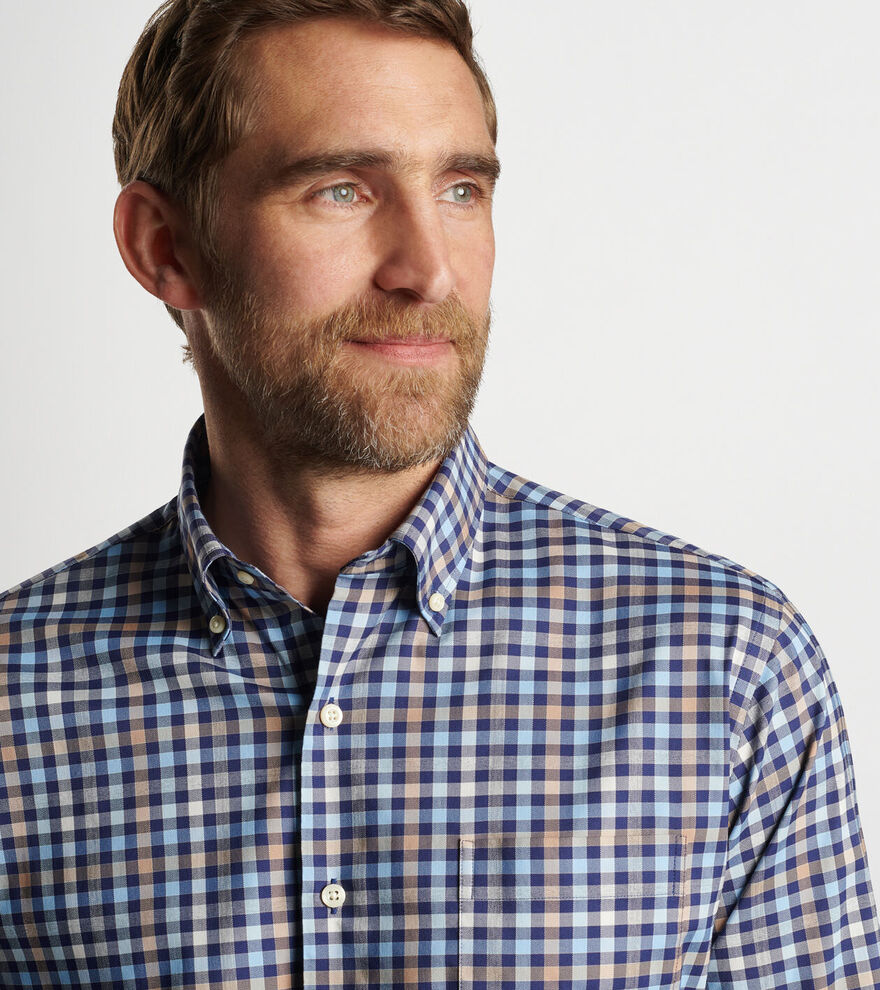 Chambly Crown Lite Cotton-Stretch Sport Shirt