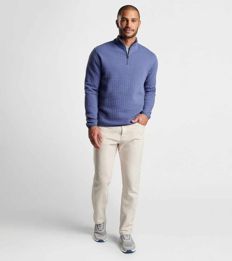 Quad Quilted Quarter-Zip