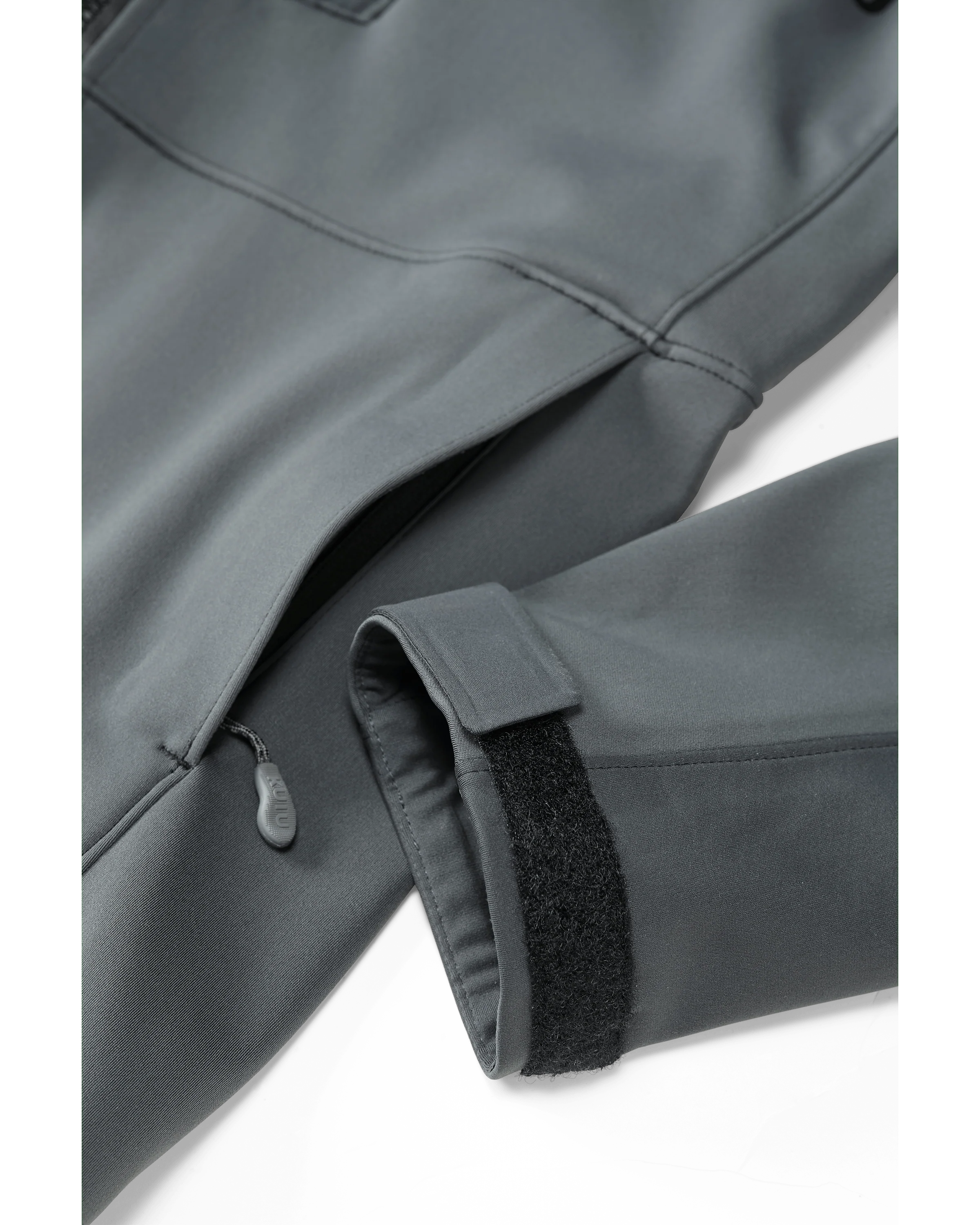 Axis Hybrid Hooded Jacket | Gunmetal-Stone