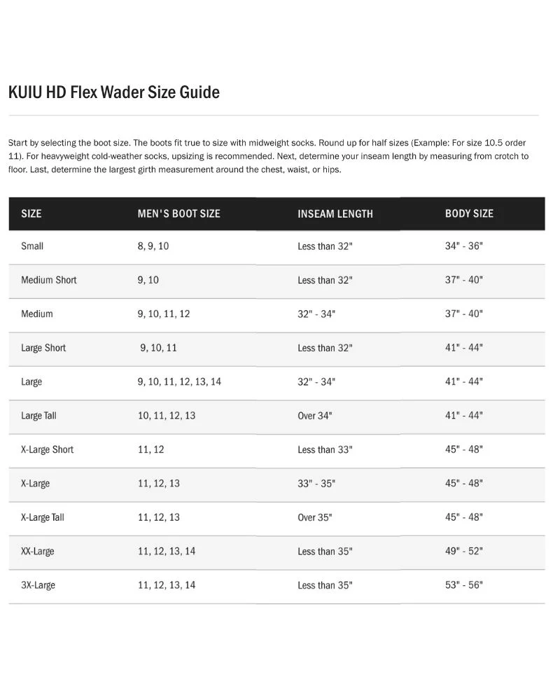 KUIU HD Flex Wader | Valo