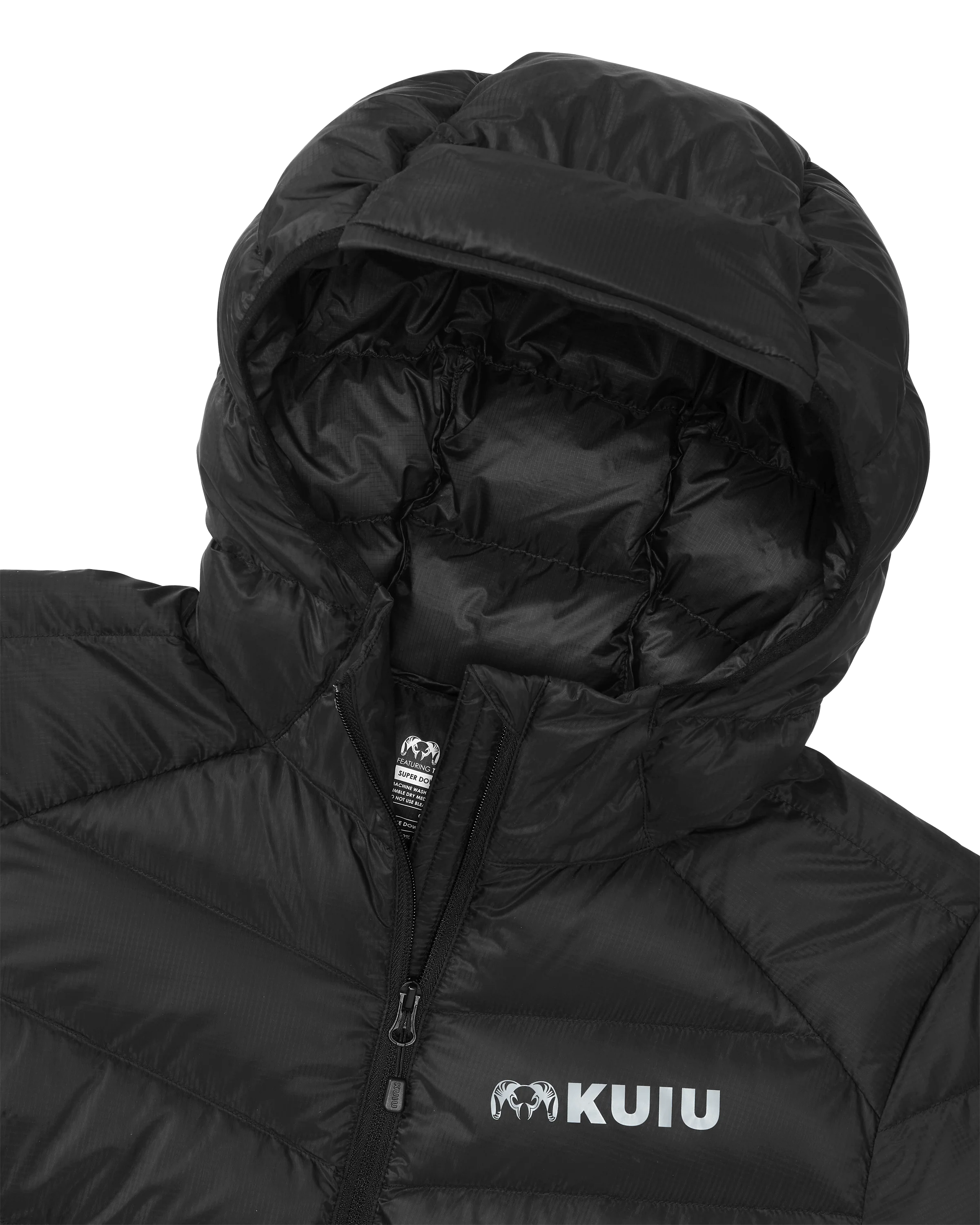 Women's Super Down LT Hooded Jacket | Black