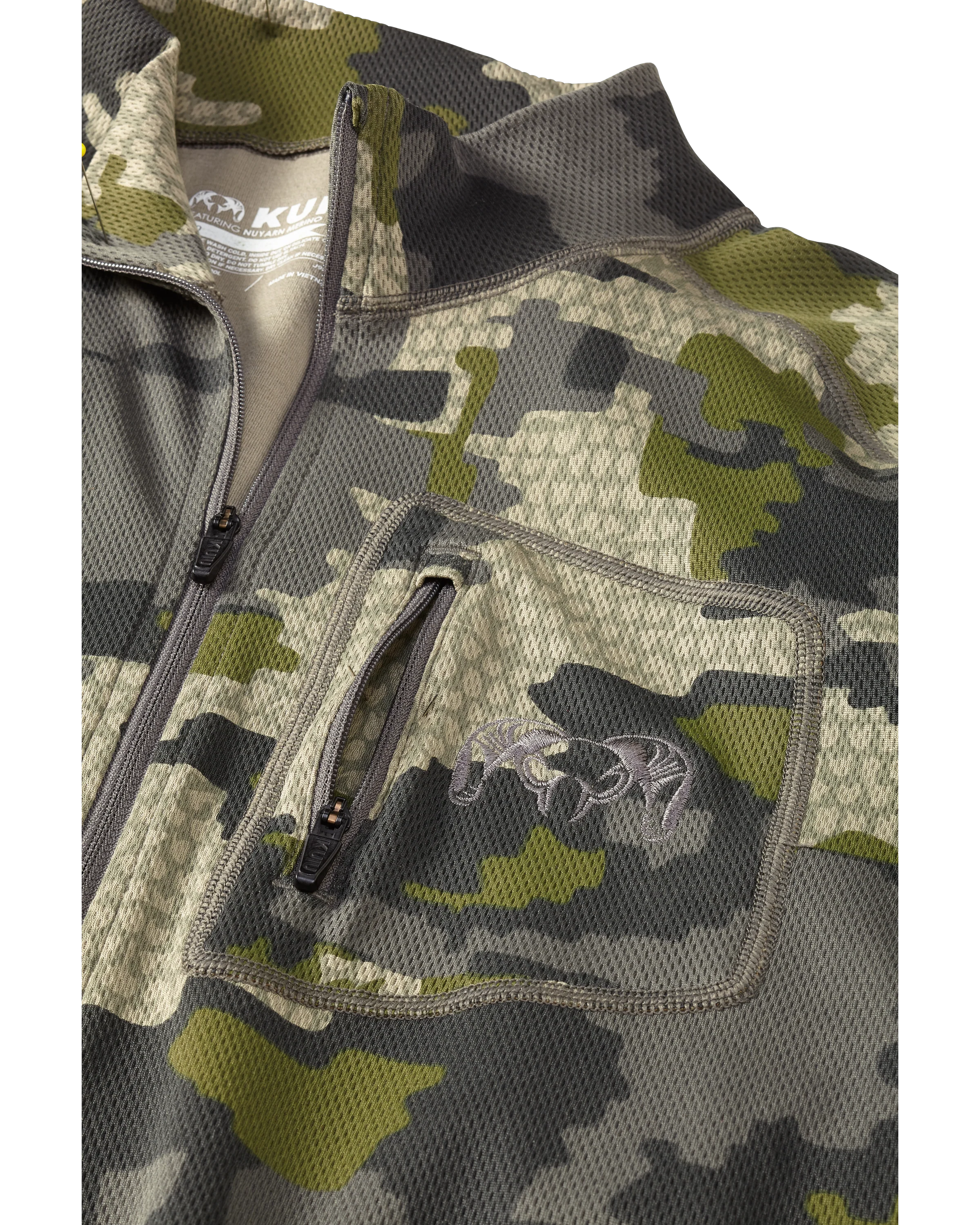 PRO Merino 200 Zip-T | Verde