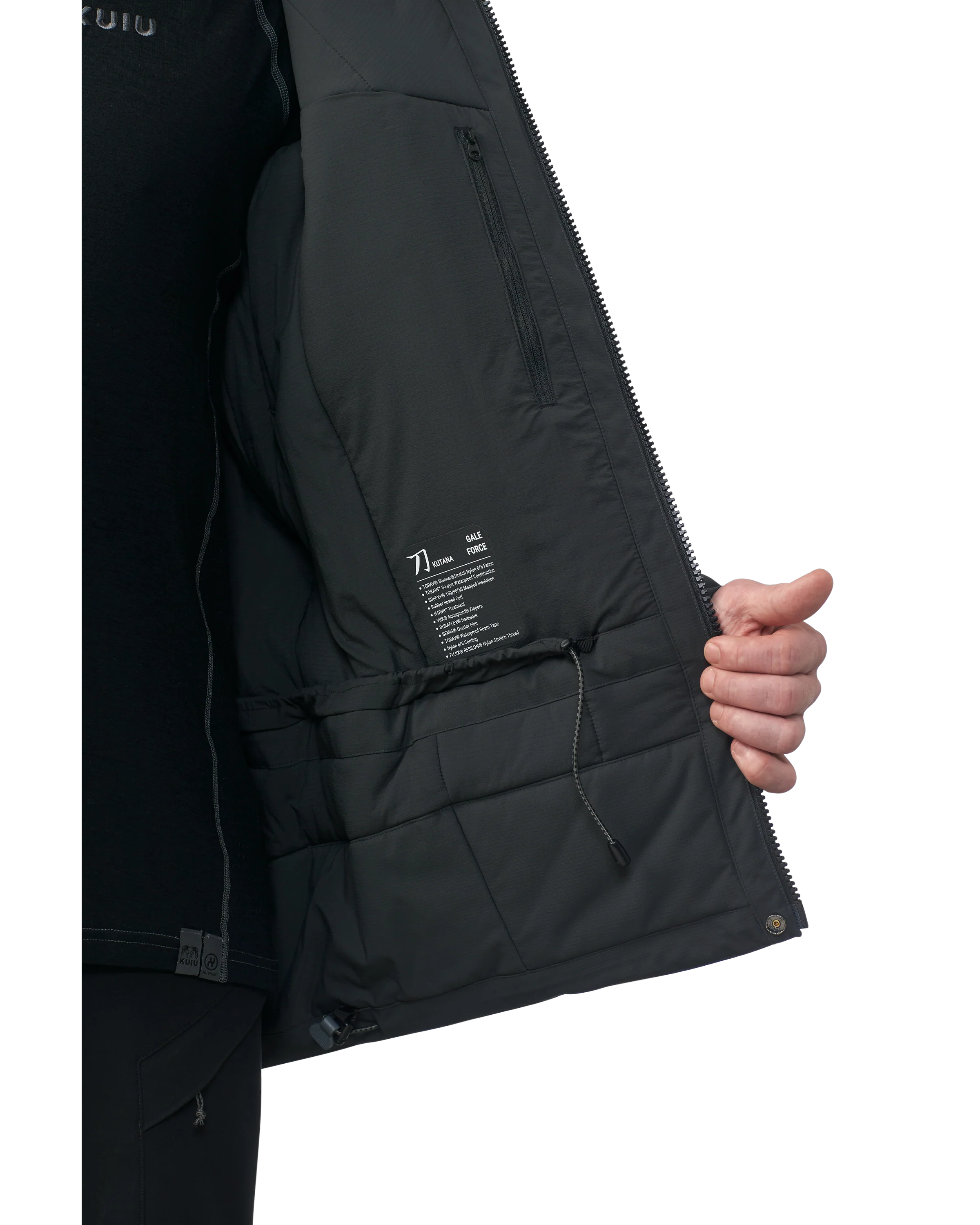 KUIU Kutana Gale Force Hooded Jacket | Gunmetal