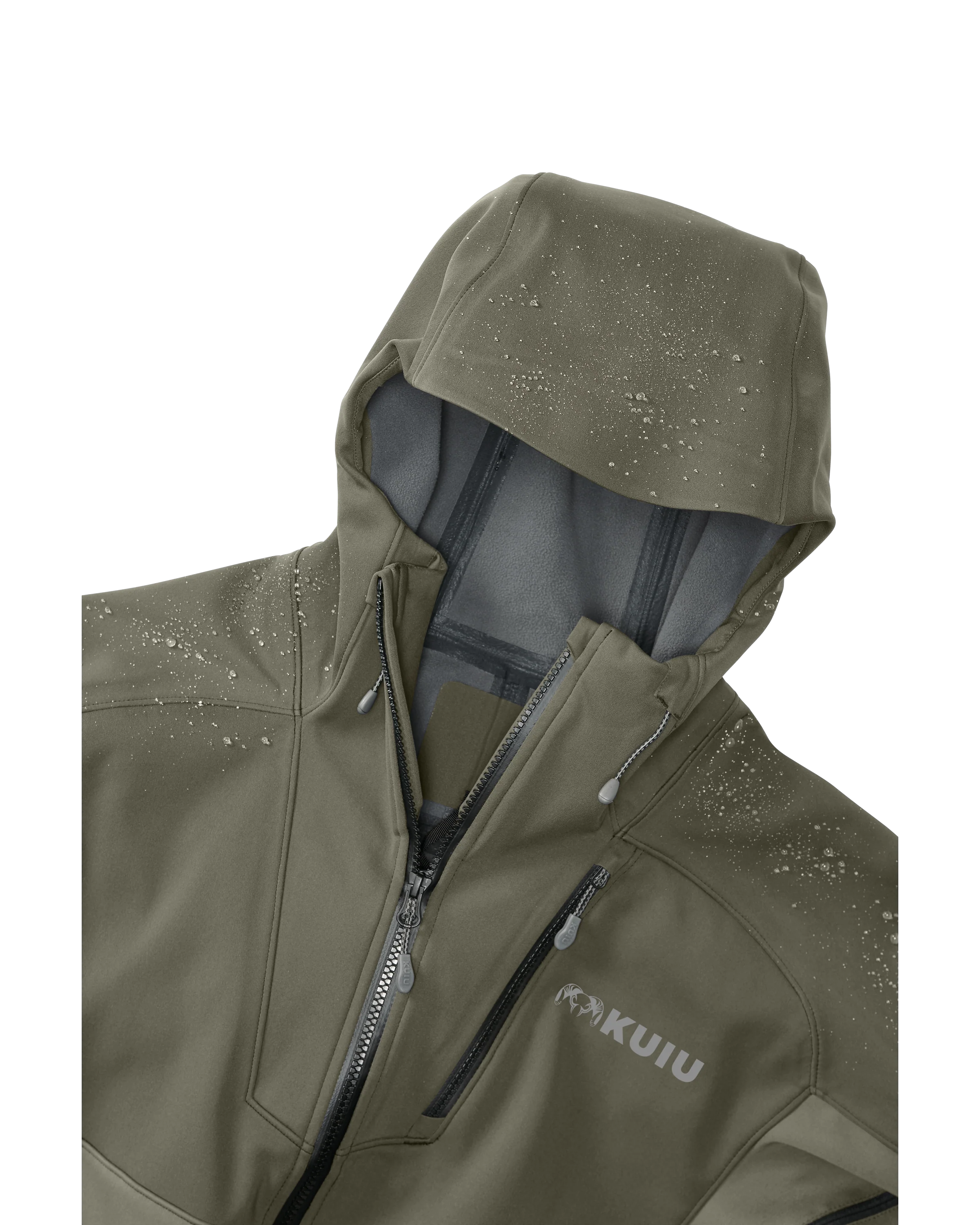 Axis Hybrid Hooded Jacket | Ash
