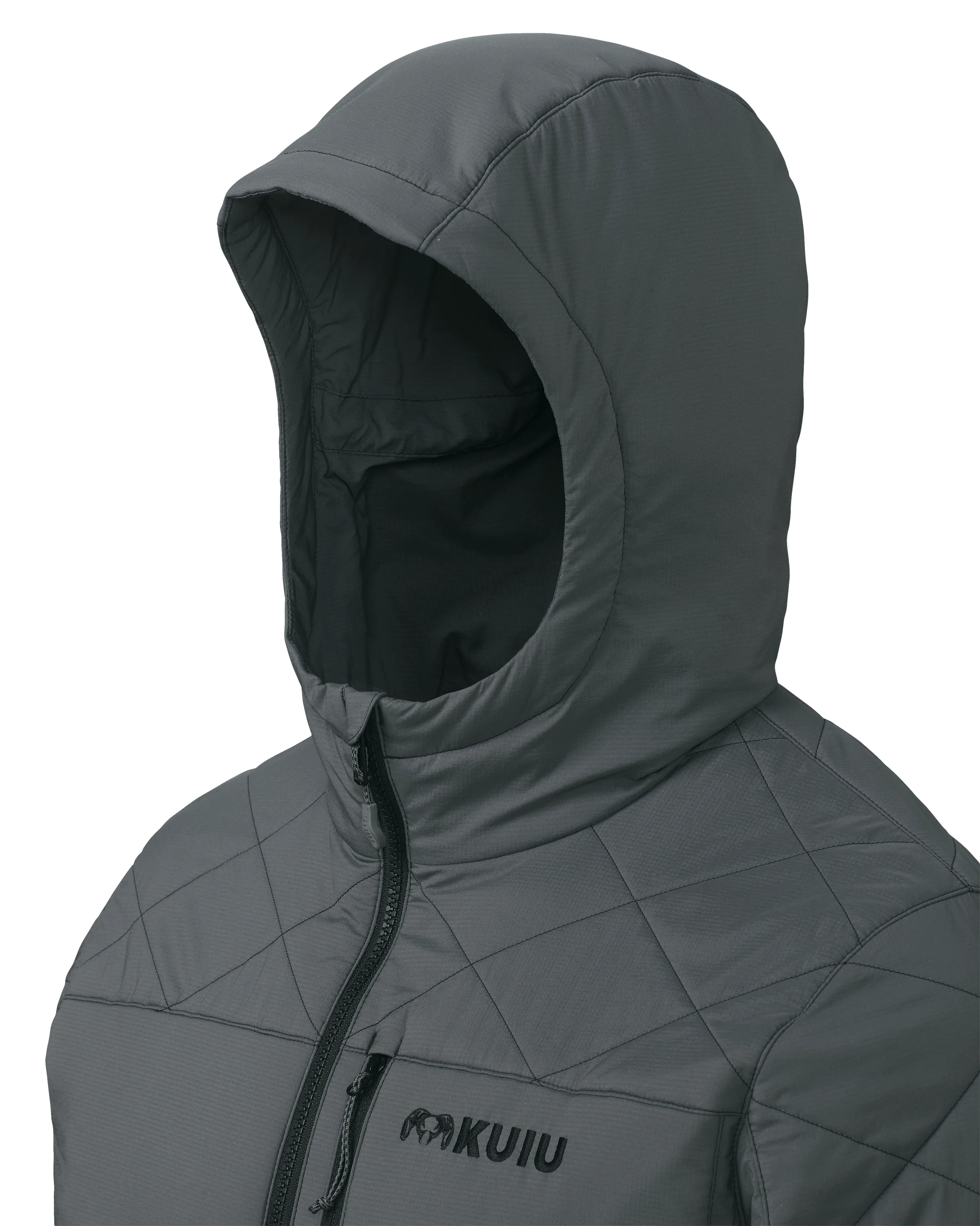 Granby Hooded Jacket | Gunmetal