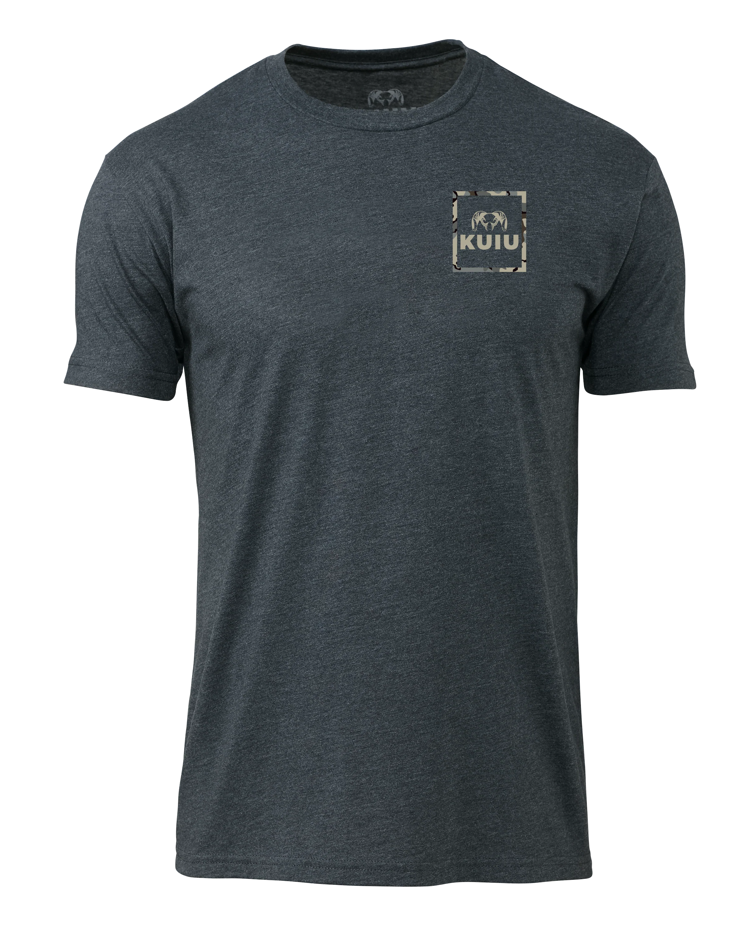 Vertical Vias Flag T-Shirt | Charcoal
