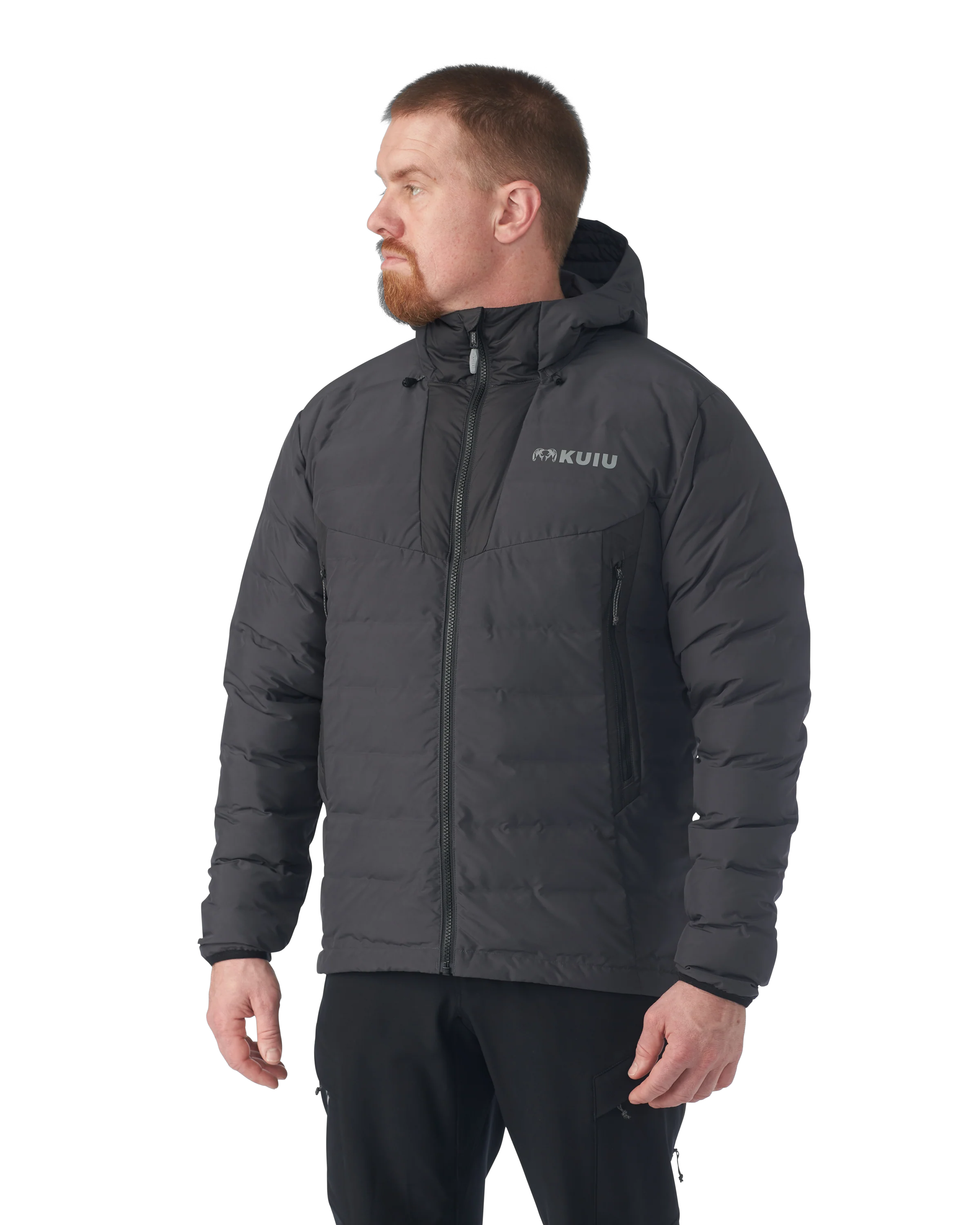 Elements Hooded Jacket | Gunmetal