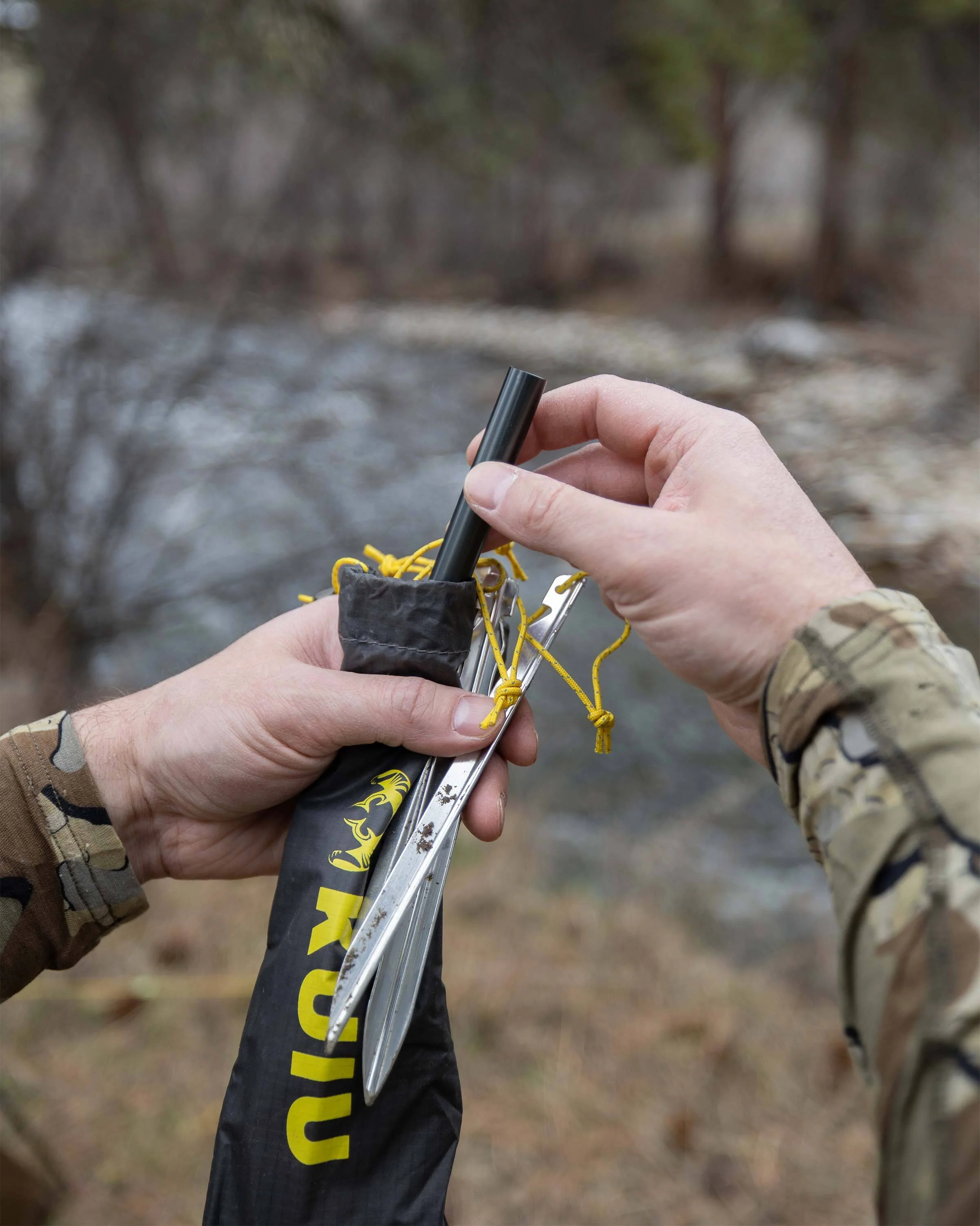 Mountain Star 3 Person Tent Set | Gunmetal-Camel