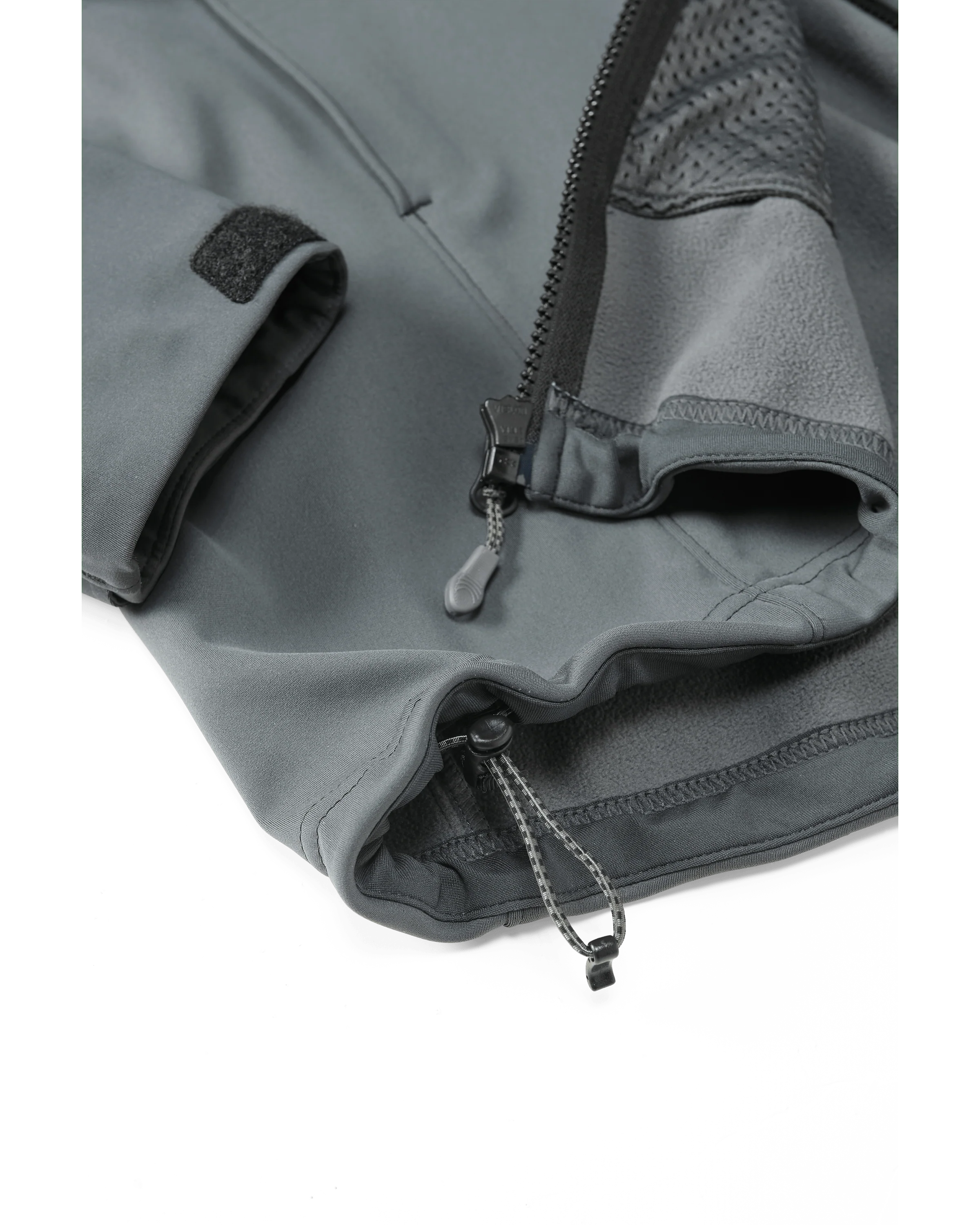 Axis Hybrid Hooded Jacket | Gunmetal-Stone