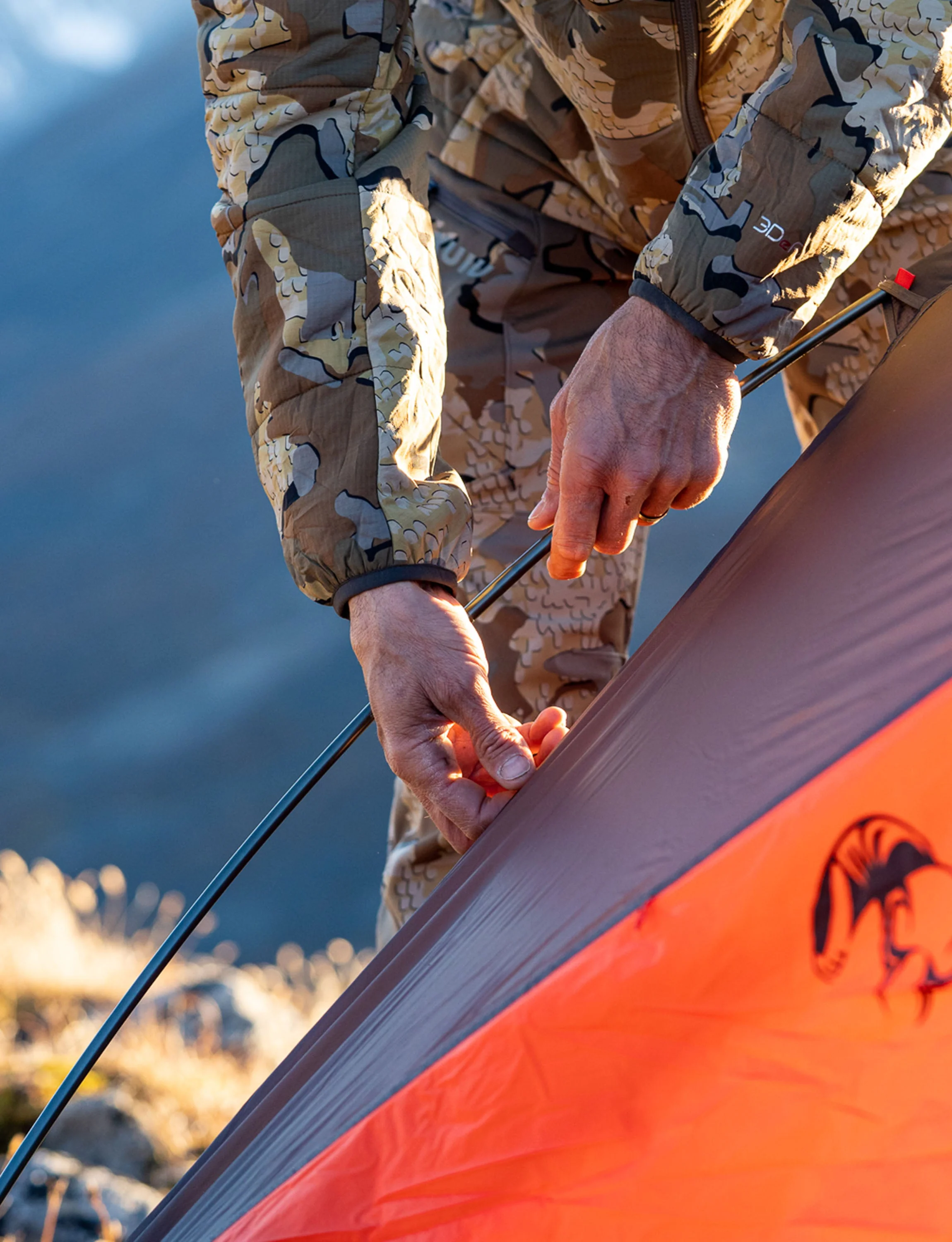 Mountain Star 2 Person Tent Set | Gunmetal-Camel