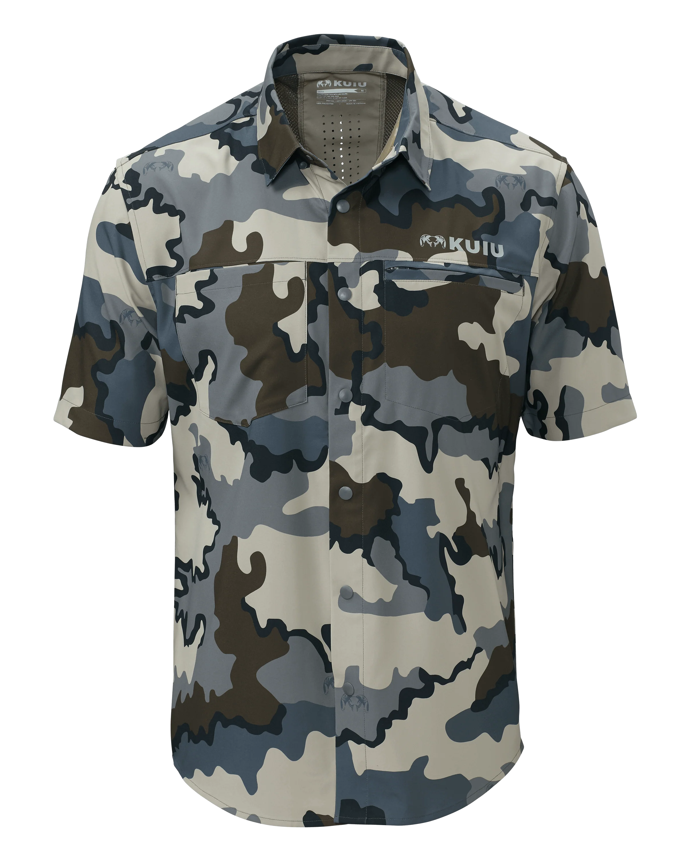 Mesa Vented SS Snap Shirt | Vias