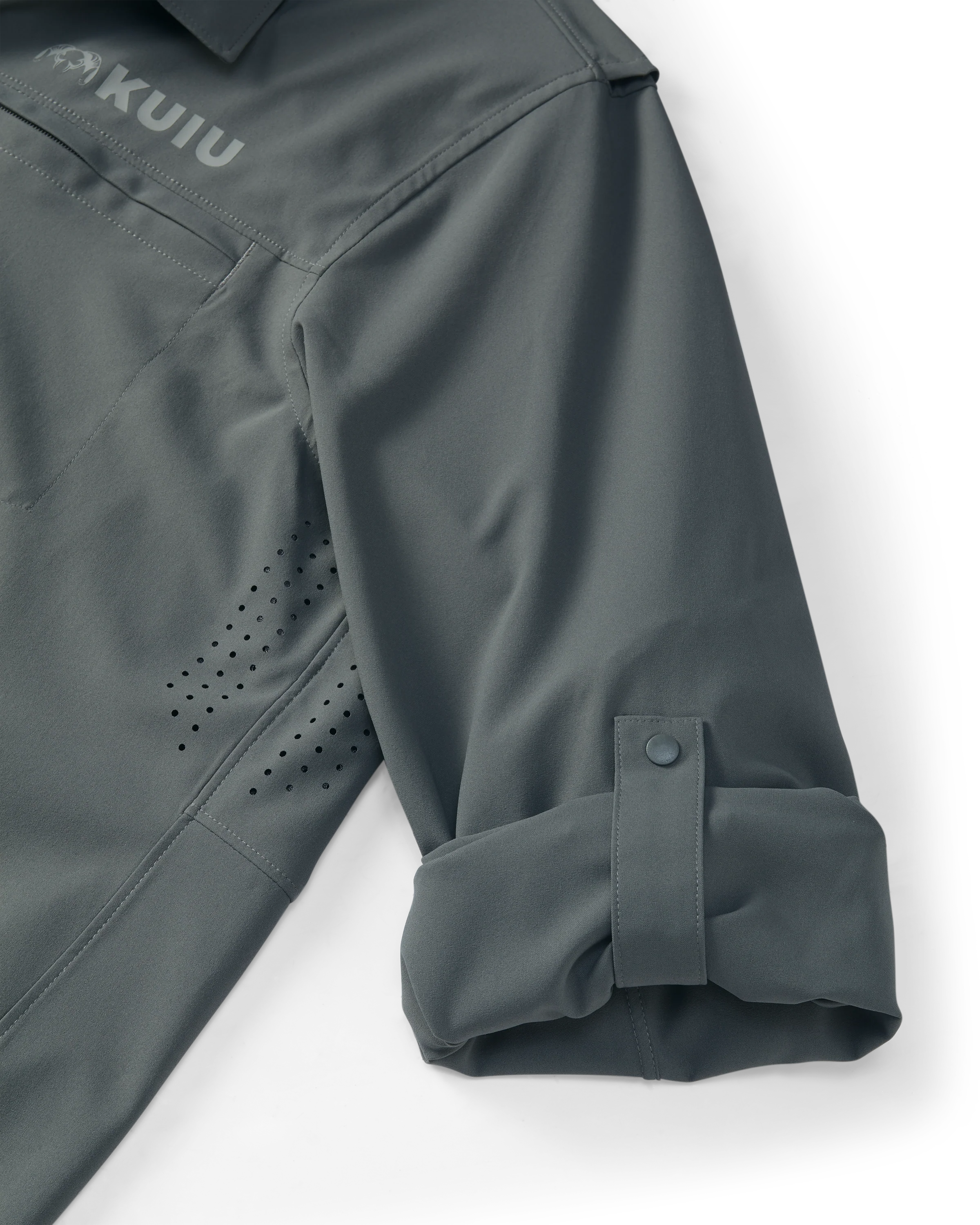 Mesa Vented LS Snap Shirt | Stone