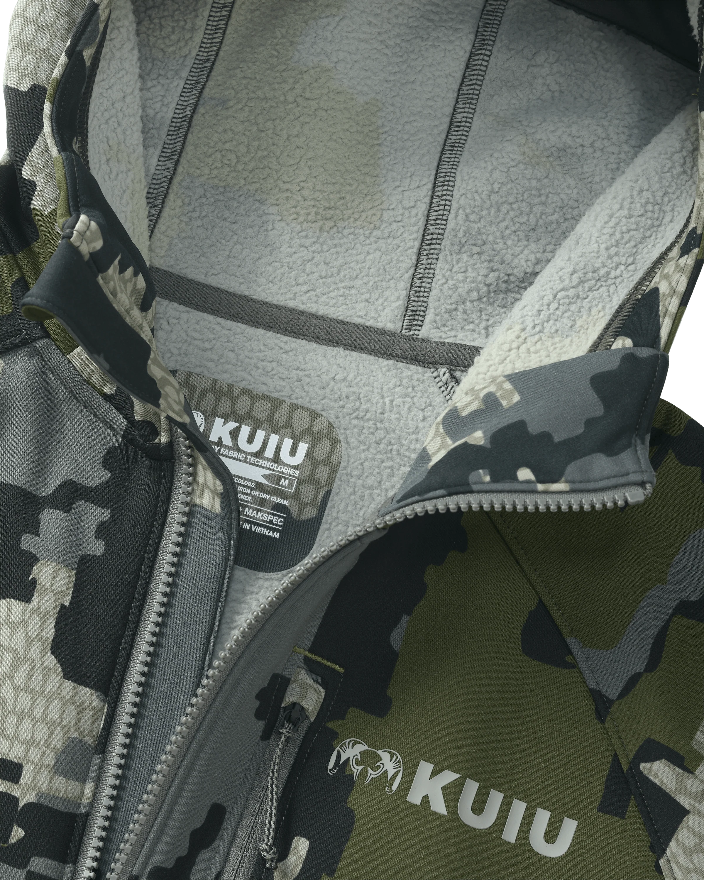 StrongFleece 275 Full Zip Hoodie | Verde