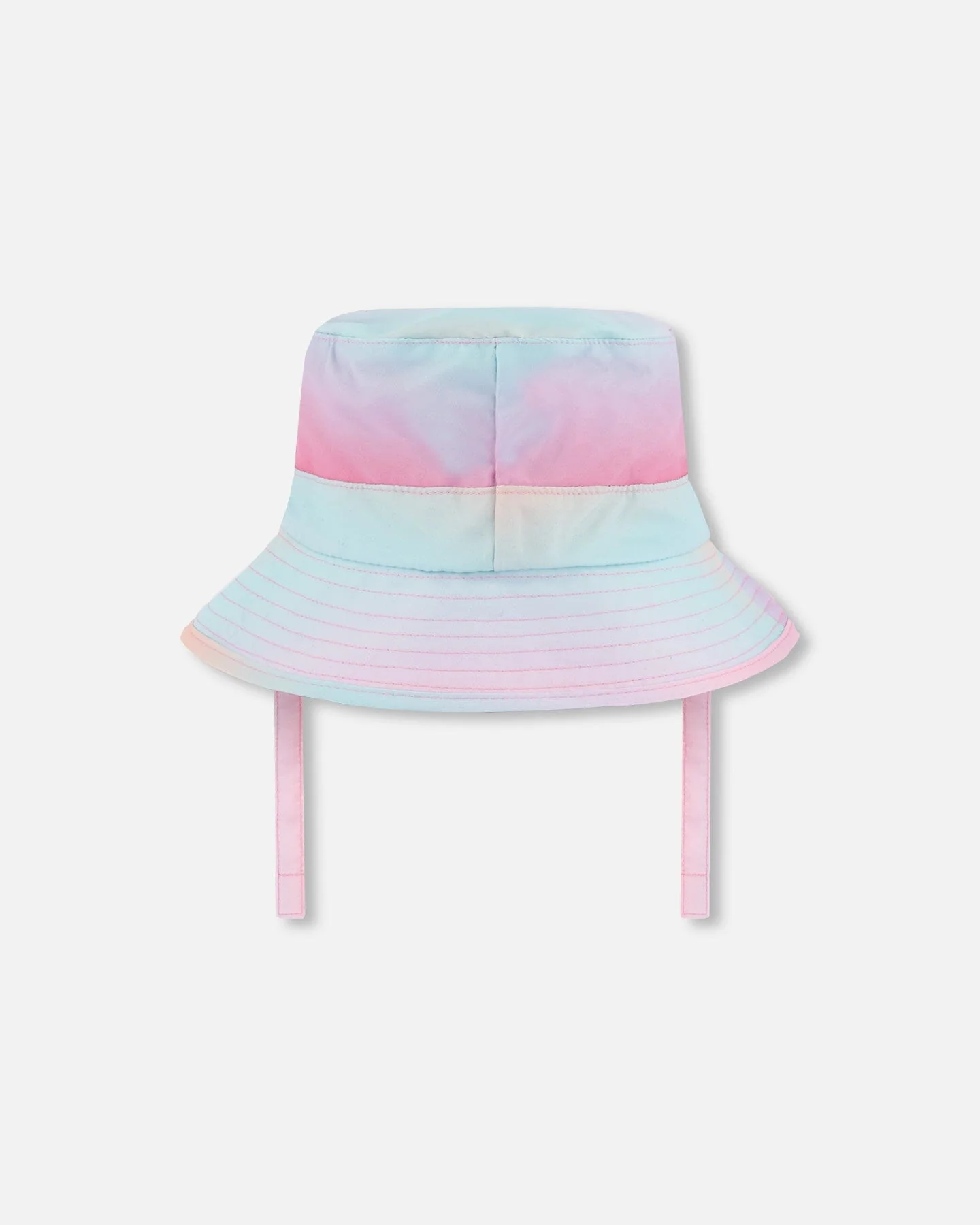Printed Beach Sun Hat Pink, Orange, And Turquoise