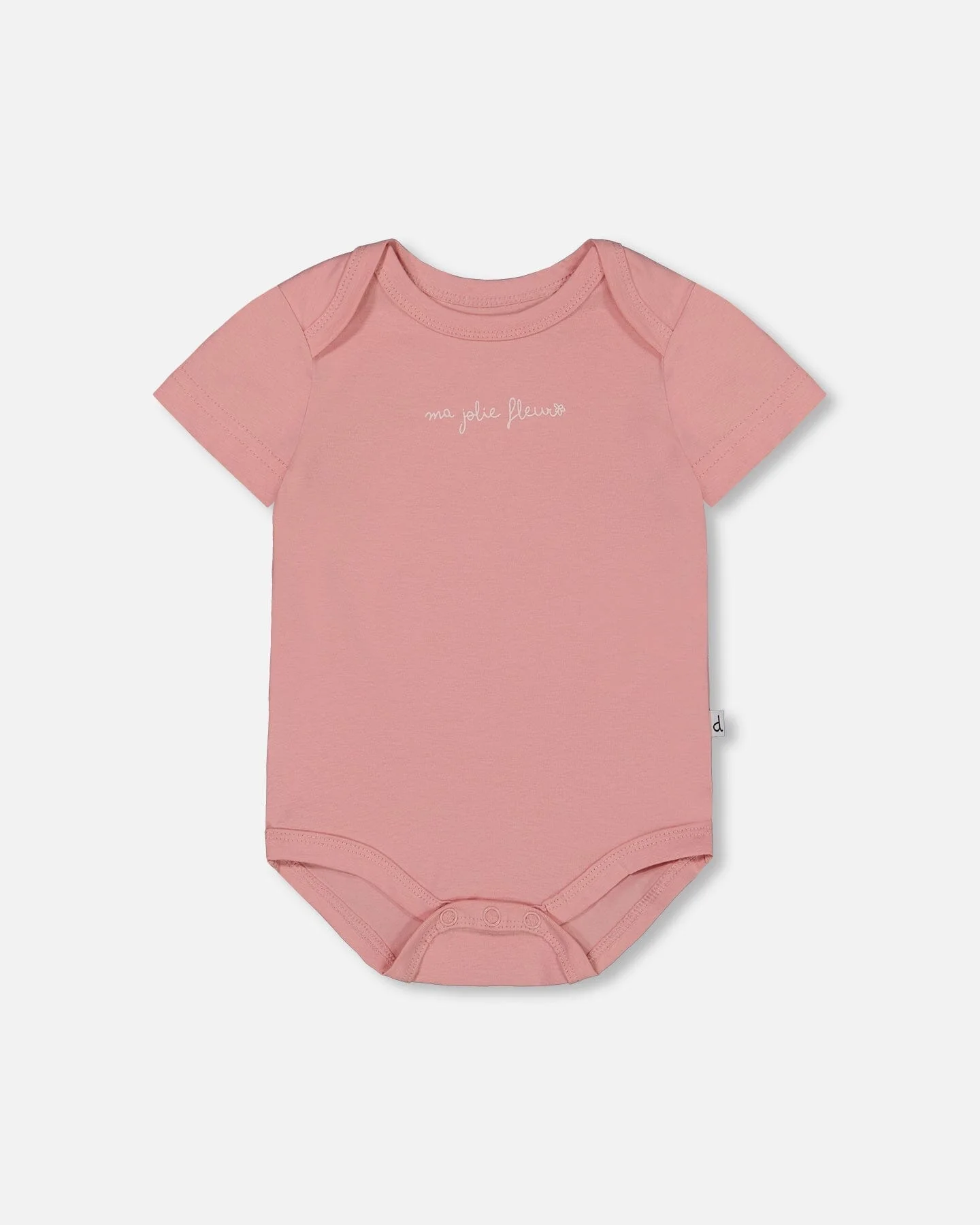 Organic Cotton Onesie Soft Pink