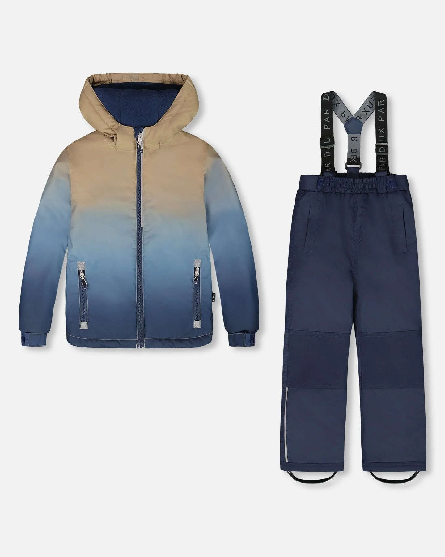 Two-Piece Chill Outerwear Set With Light Insulation Navy Blue