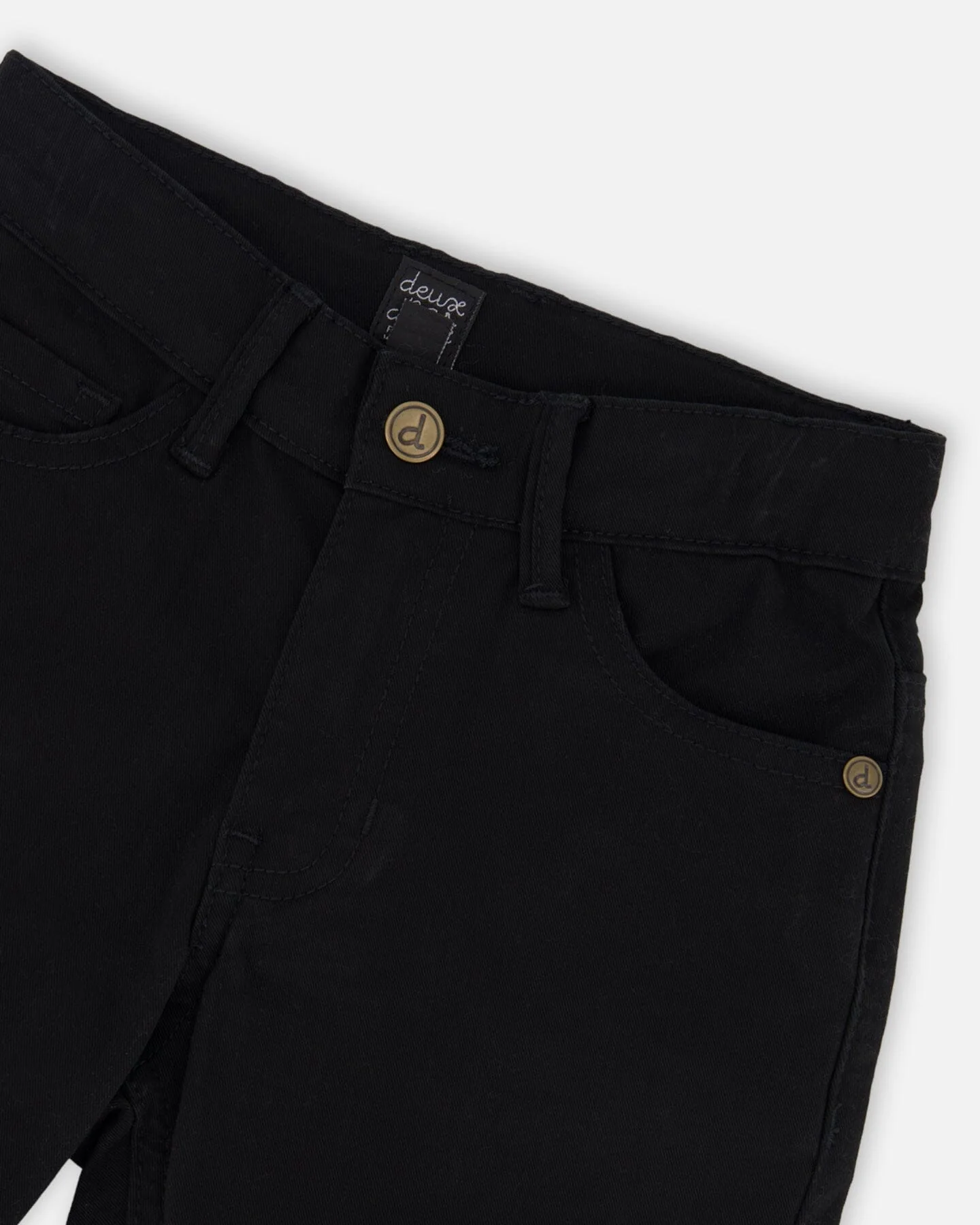 Stretch Twill Pants Black