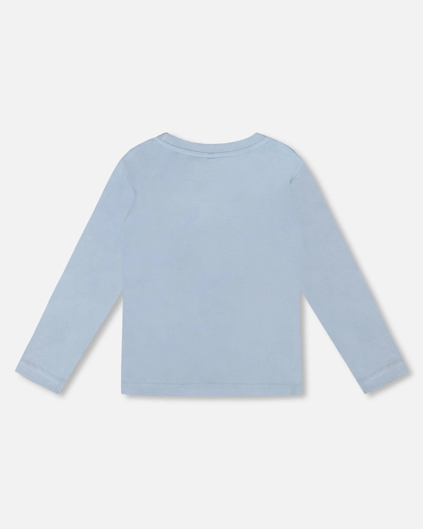 Organic Cotton Long Sleeve T-Shirt Light Blue