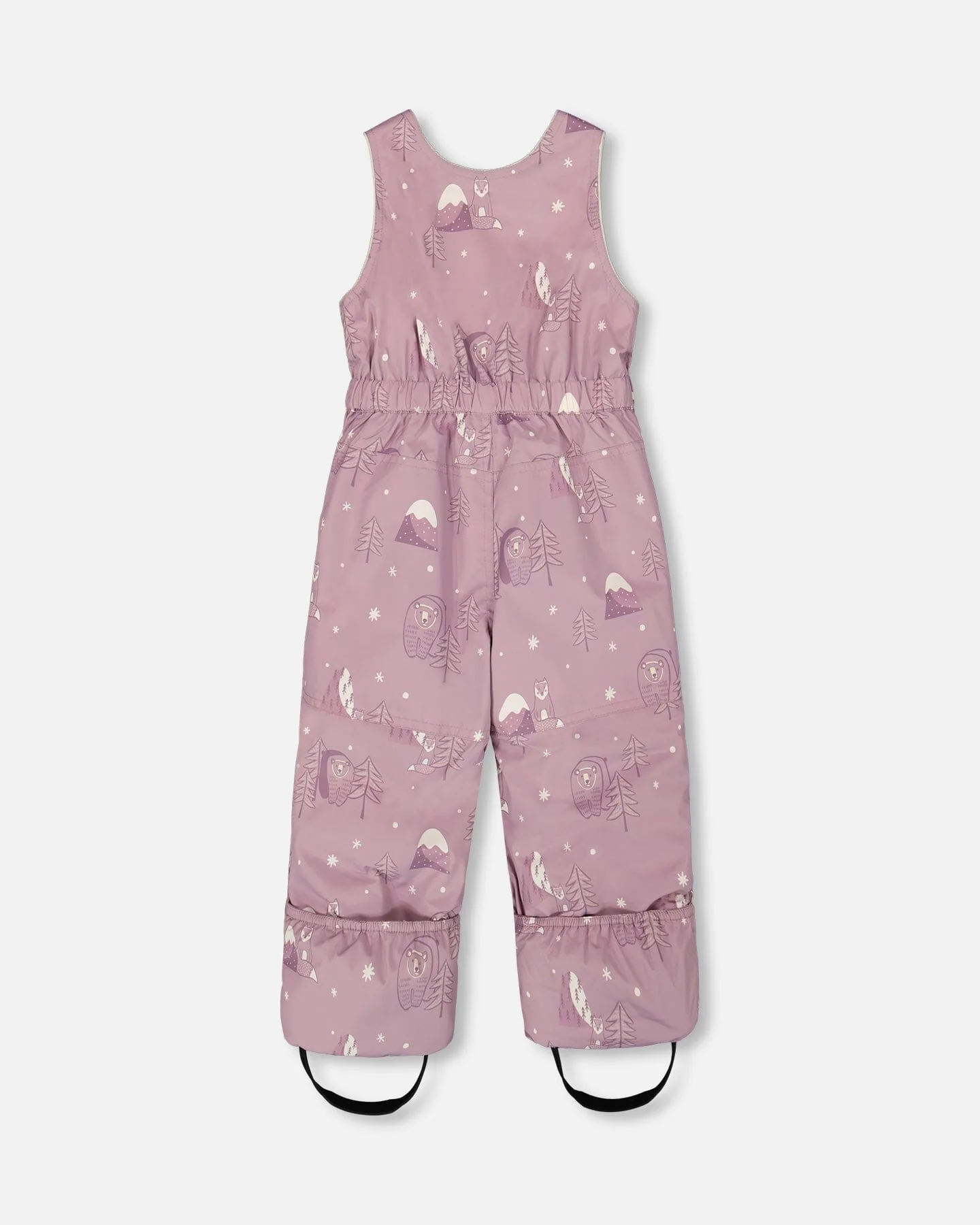Two-Piece Baby Snug Snowsuit Purple Bear Print