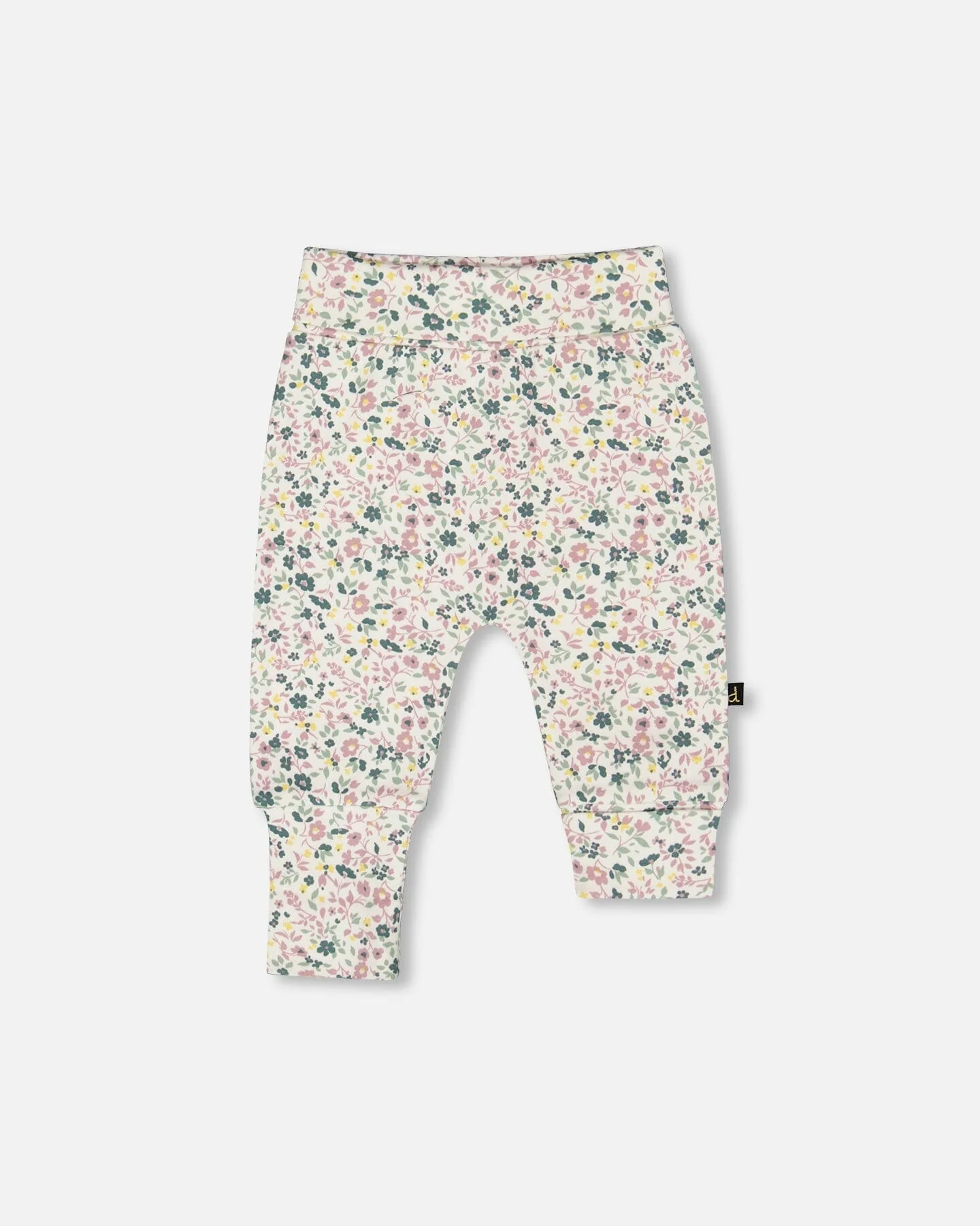 Organic Cotton Evolutive Pant Off-White Floral