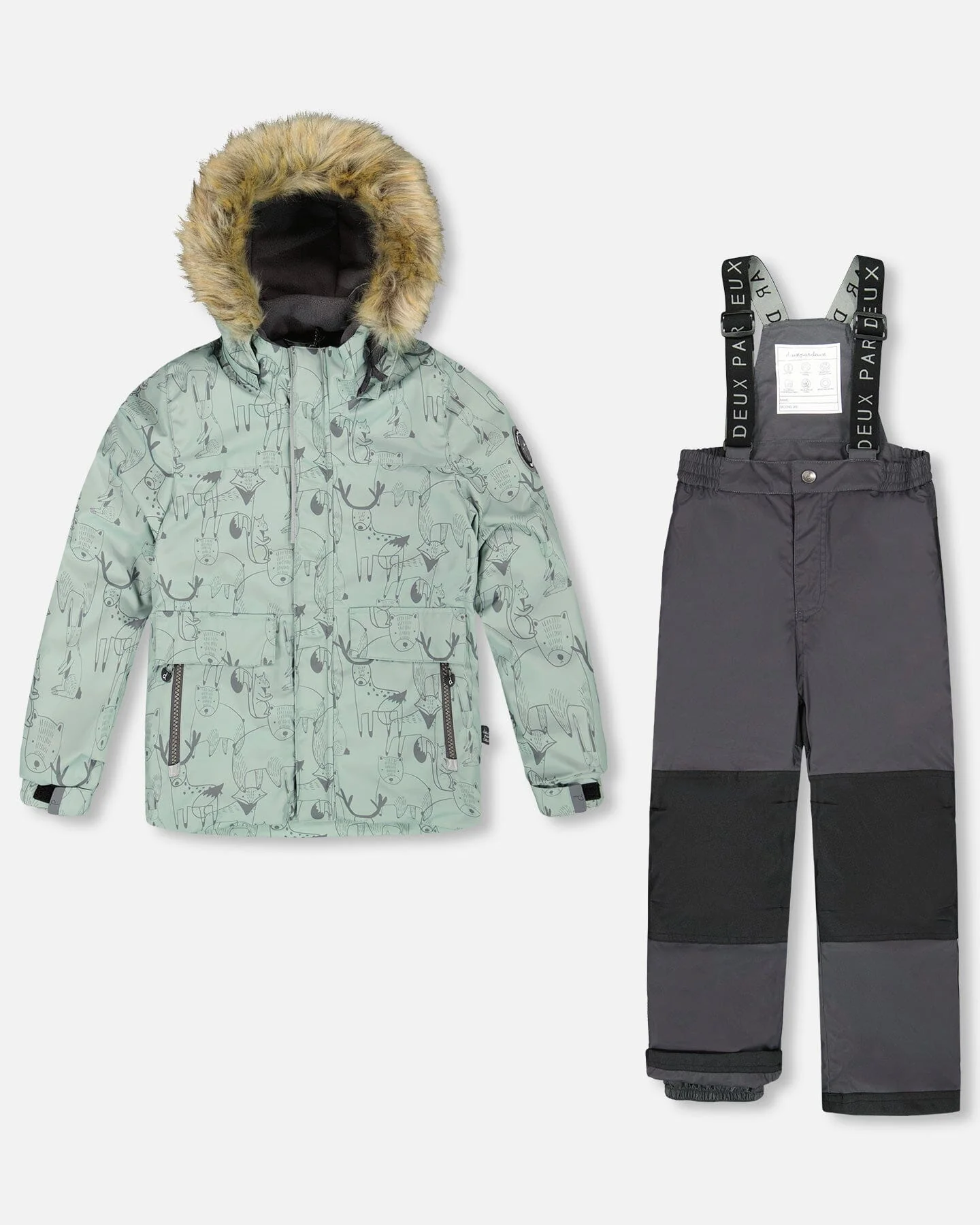 Two-Piece Discover Snowsuit Dark Gray