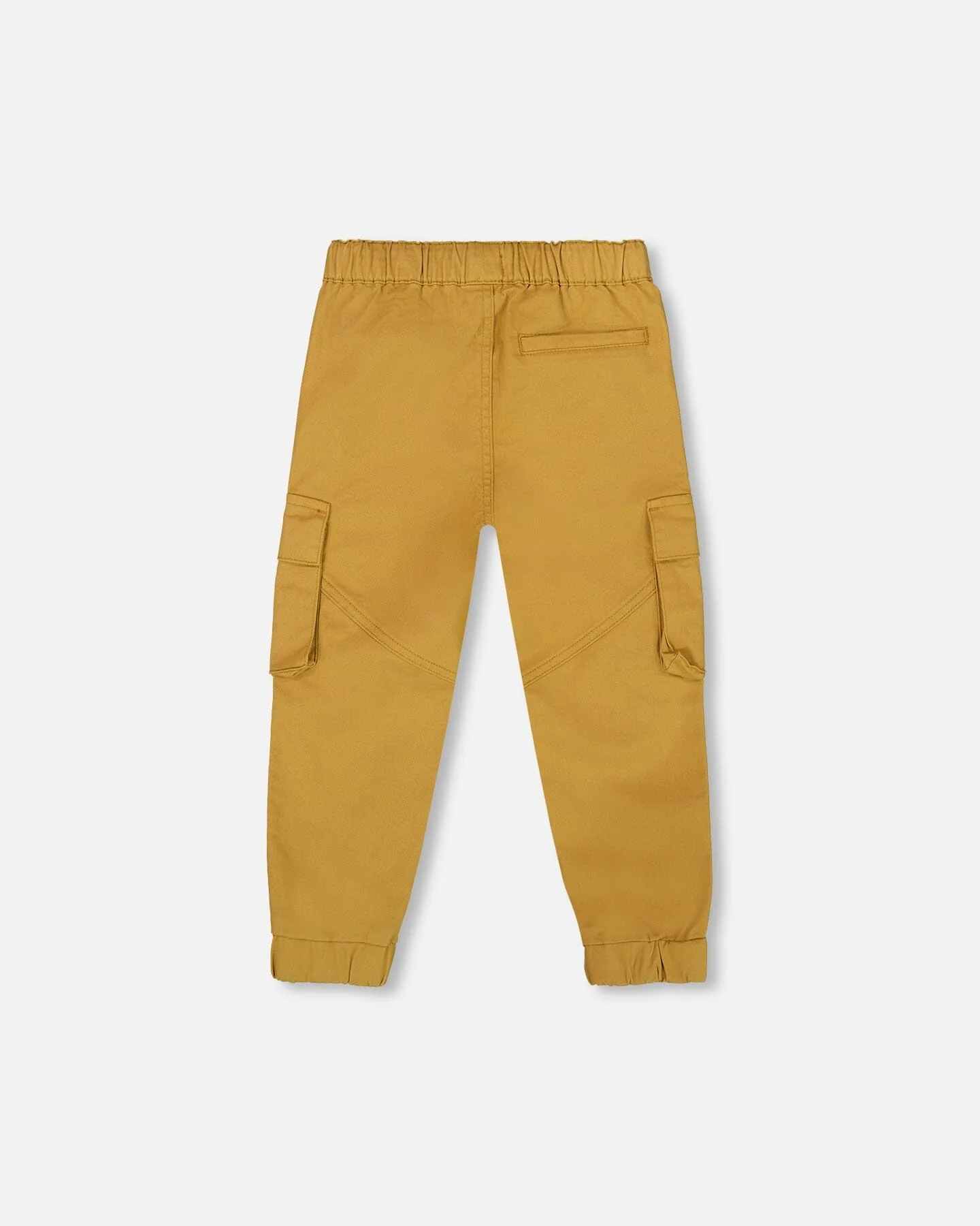 Twill Jogger Cargo Pants Ochre