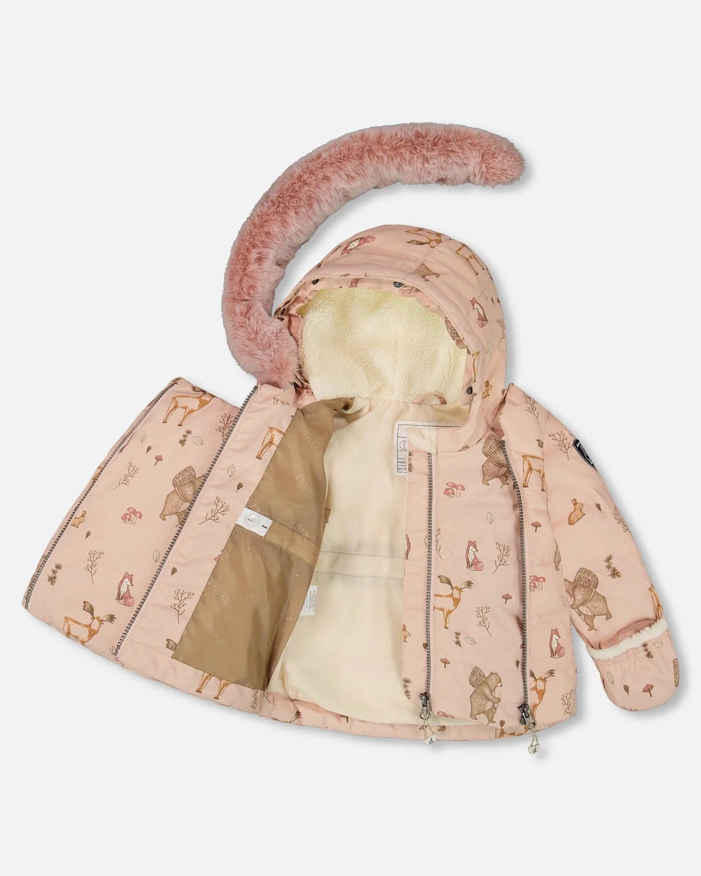 Two-Piece Baby Snug Snowsuit Dusty Pink