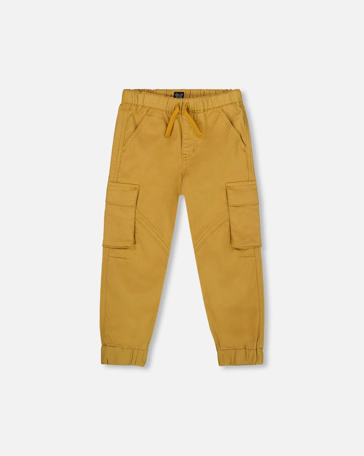 Twill Jogger Cargo Pants Ochre
