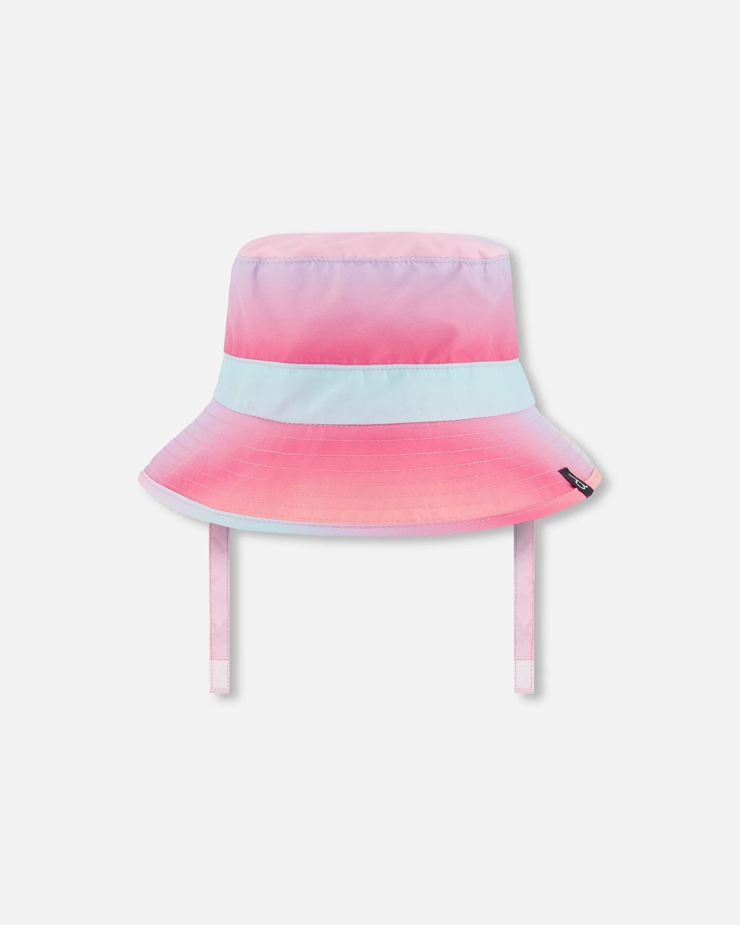 Printed Beach Sun Hat Pink, Orange, And Turquoise