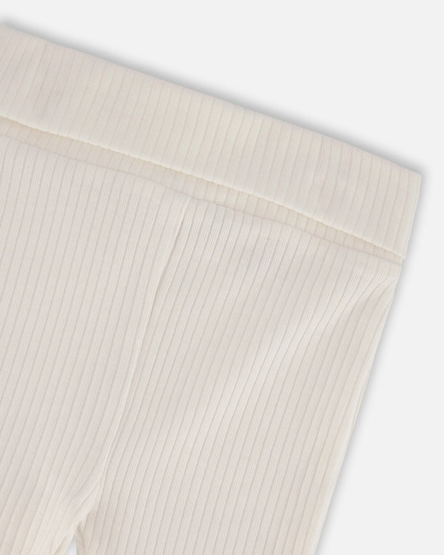 Printed Muslin Tunic And Rib Leggings Set Pink And White Flowers