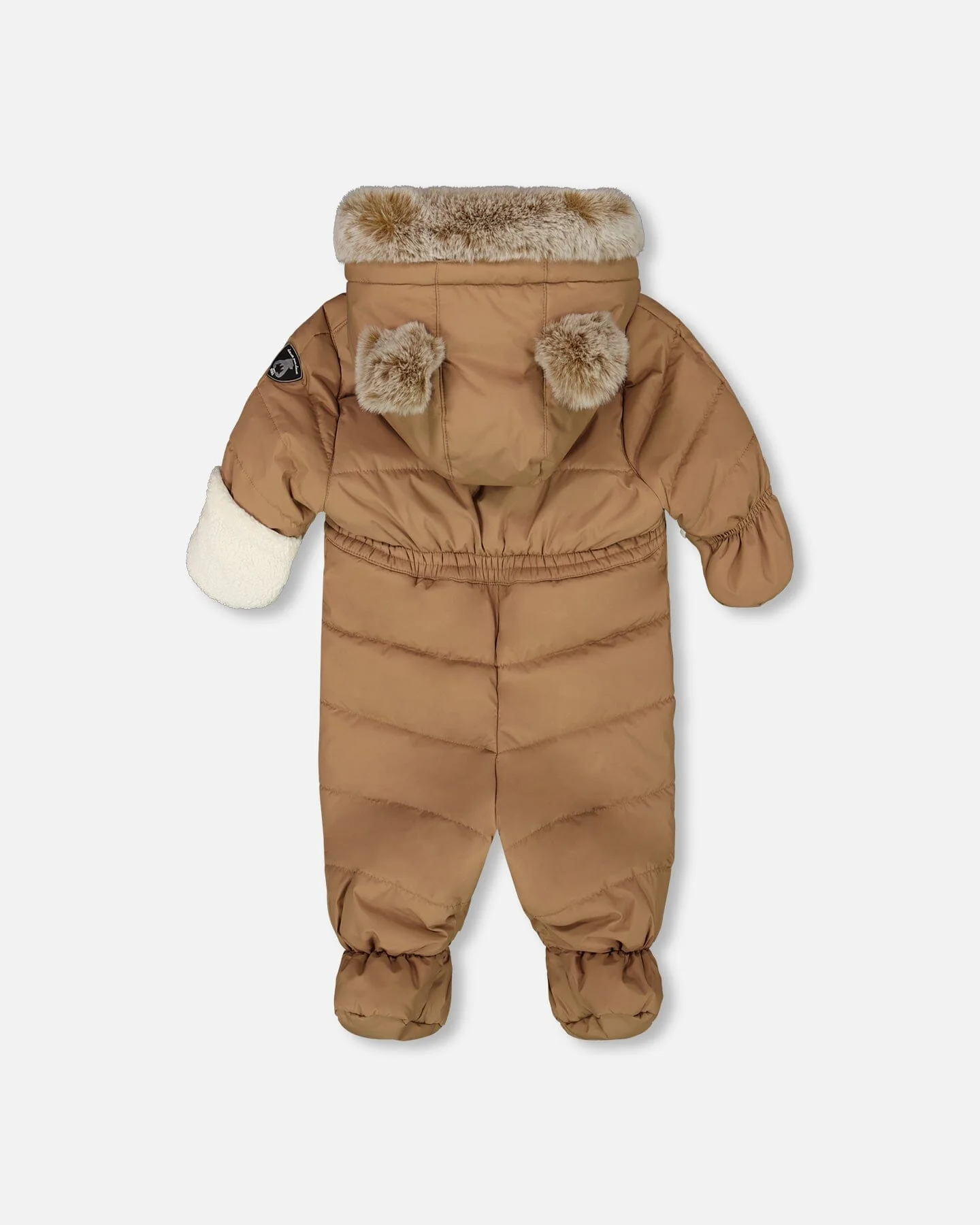 One-Piece Baby Layette Snowsuit Designed For Car Seat Chanterelle