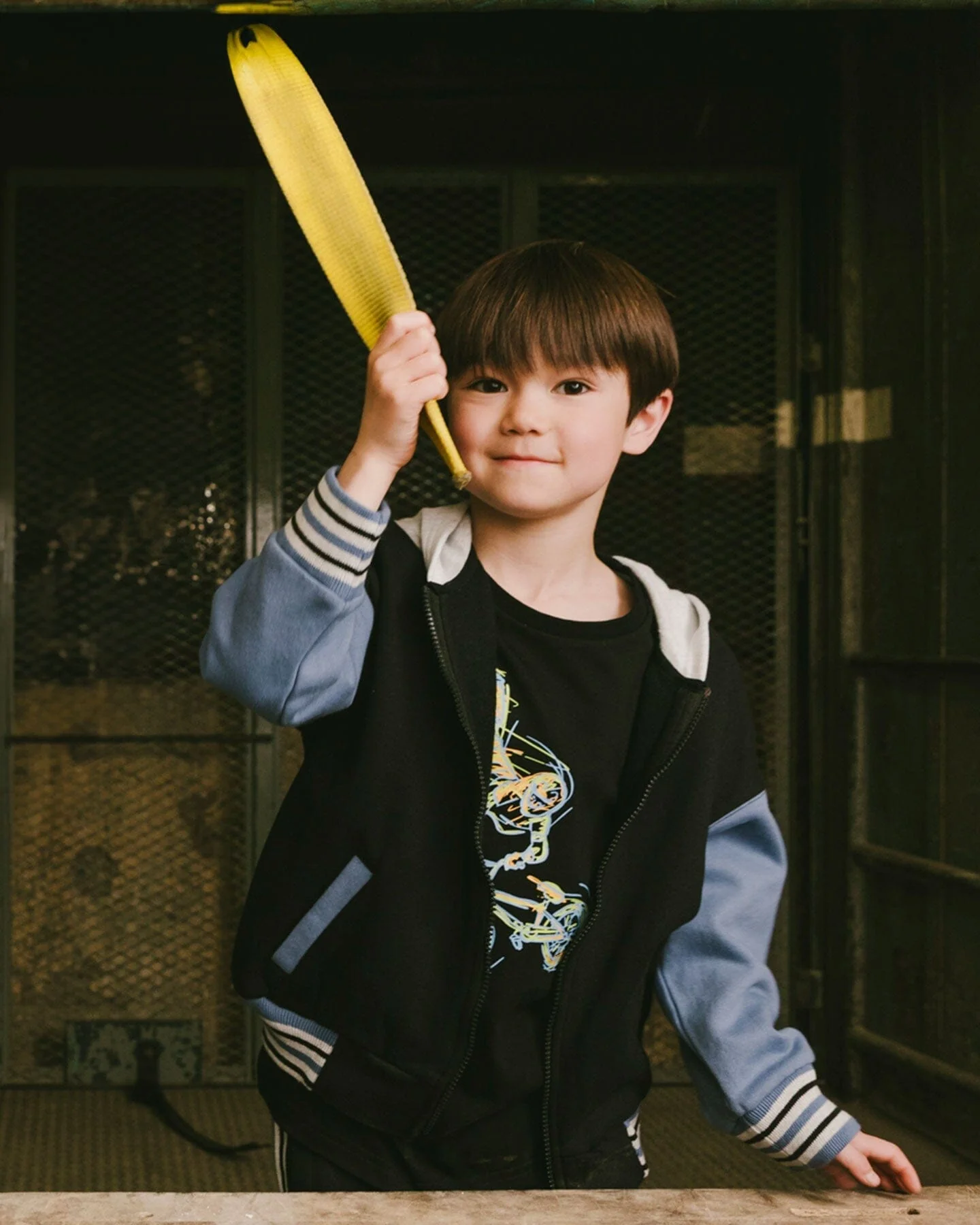 Full Zip Hooded Fleece Jacket Black