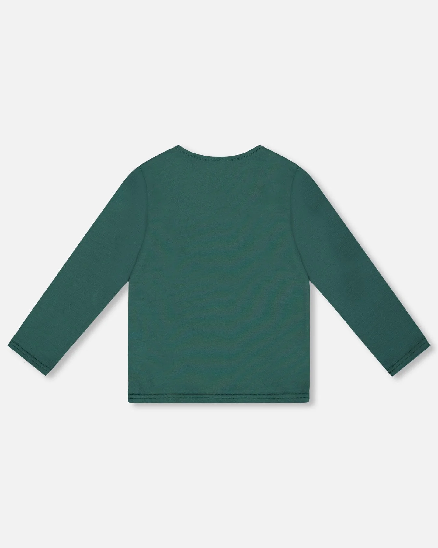 Organic Cotton Long Sleeve T-Shirt Dark Green