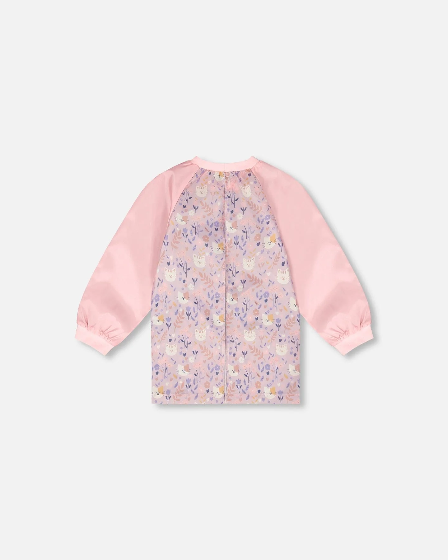 School Apron Lilac Cat Print