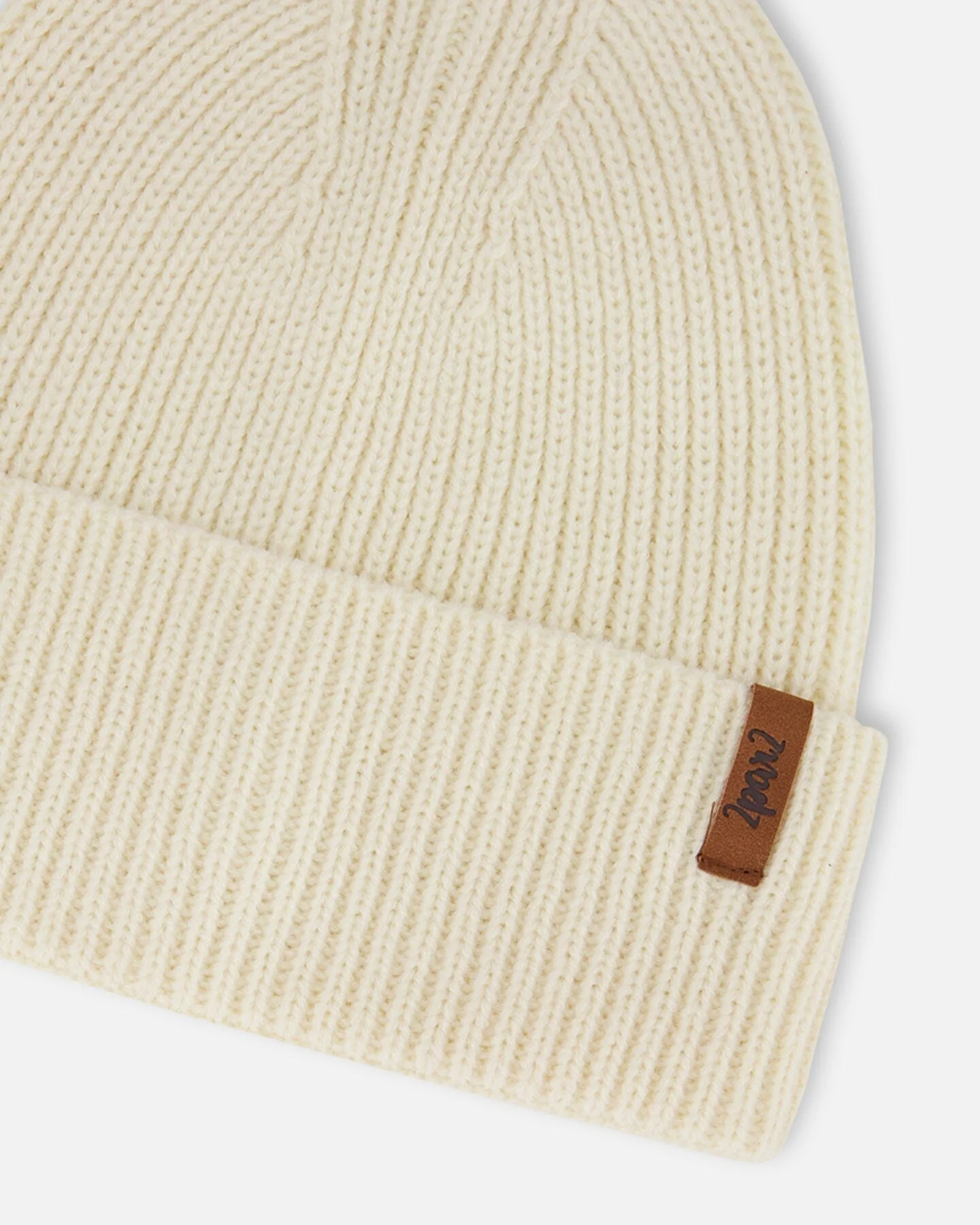 Mid-Season Knit Hat Light Beige