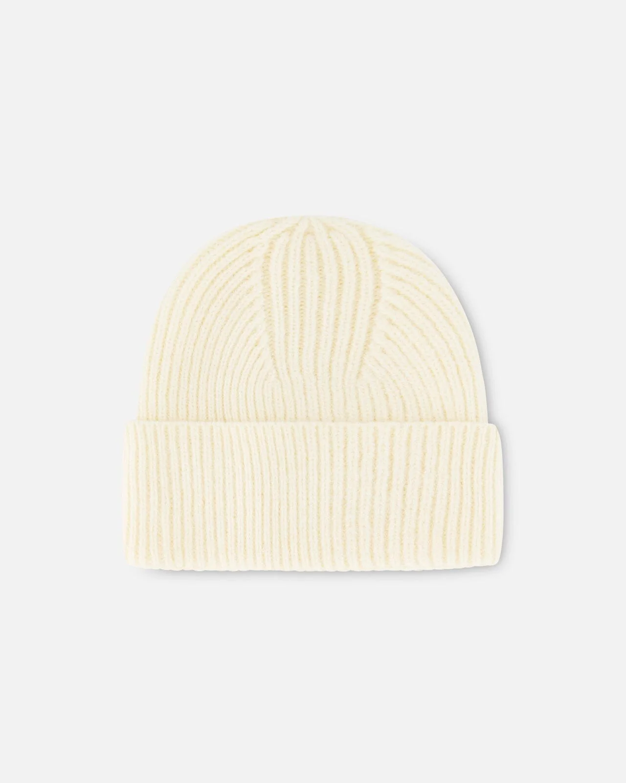 Mid-Season Knit Hat Off White