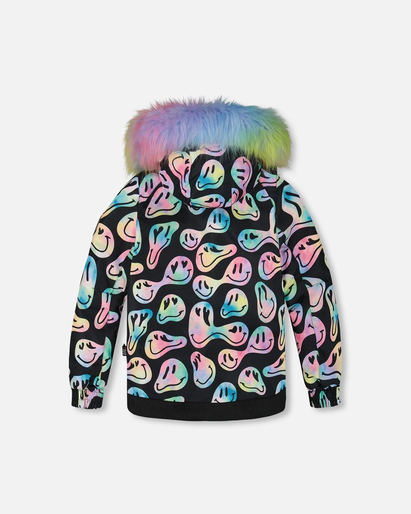 Two-Piece Play Snowsuit With Printed Jacket Pink