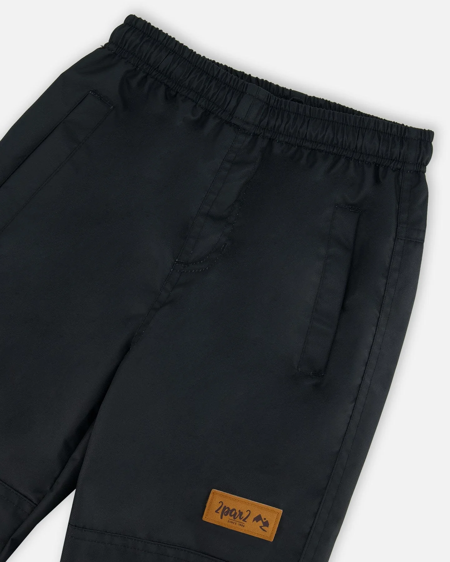 Two-Piece Mid-Season Outerwear Set Royal Blue And Black