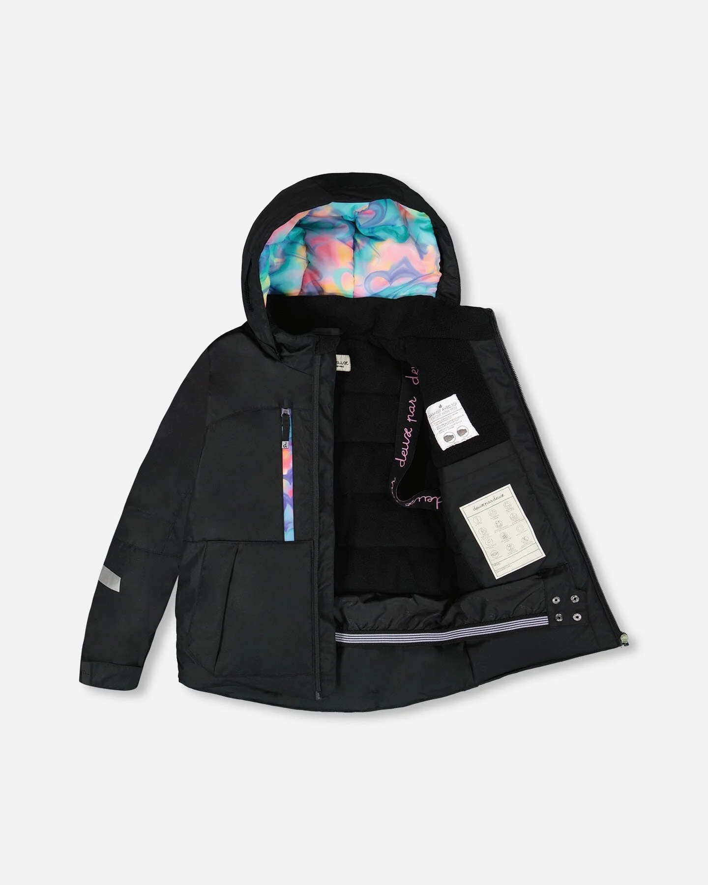 Two-Piece Teknik Snowsuit Rainbow Heart Print