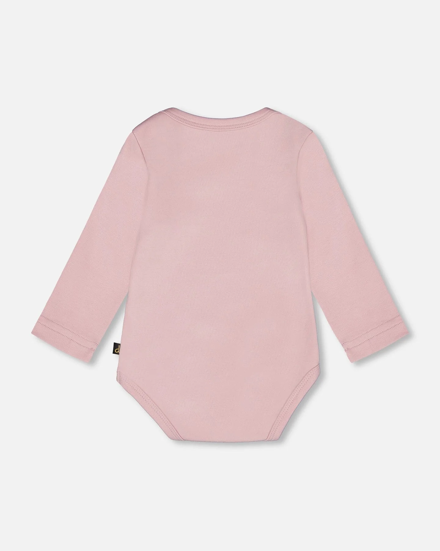 Organic Cotton Long Sleeve Romper Neutral Purple