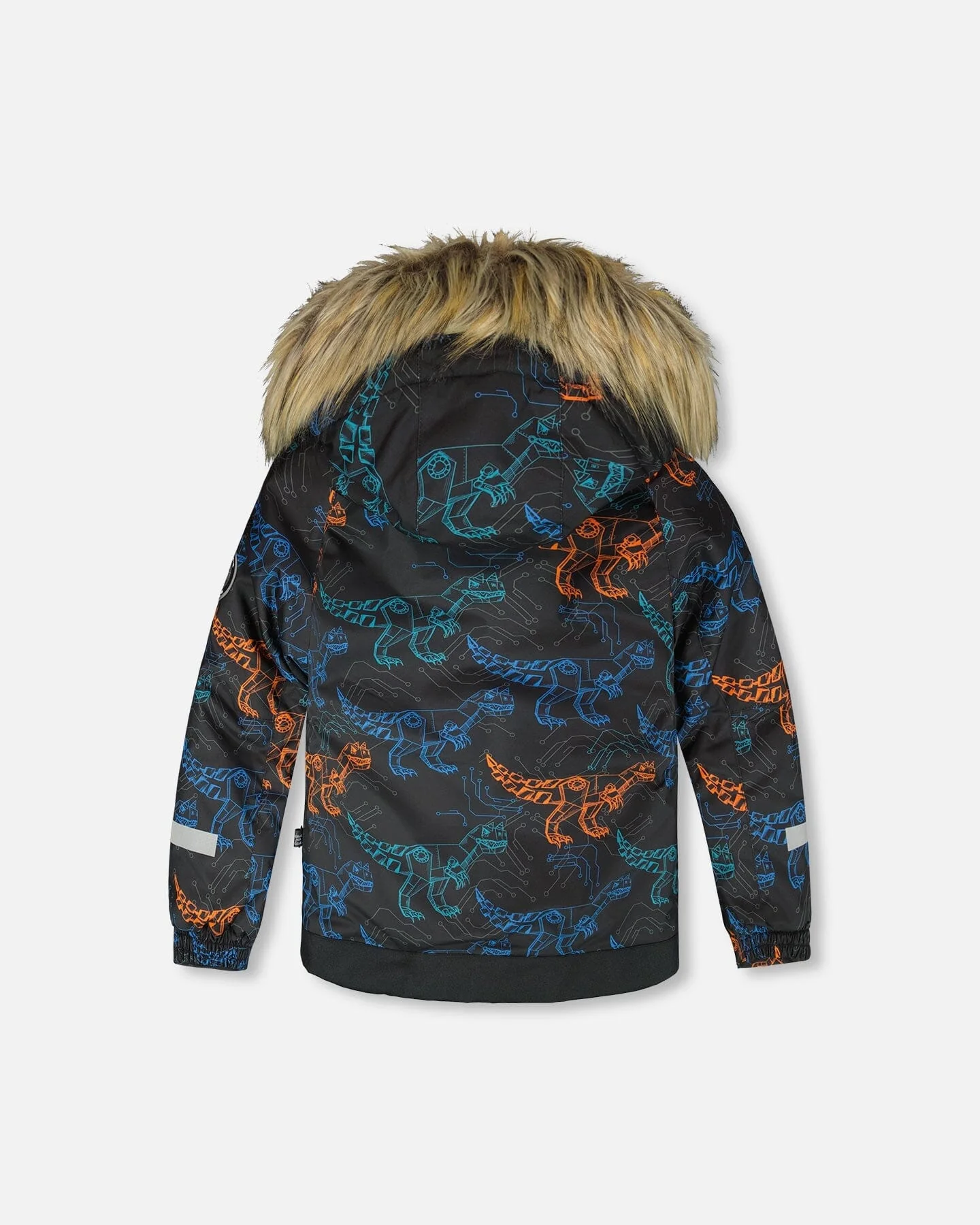 Two-Piece Play Snowsuit With Printed Jacket Blue