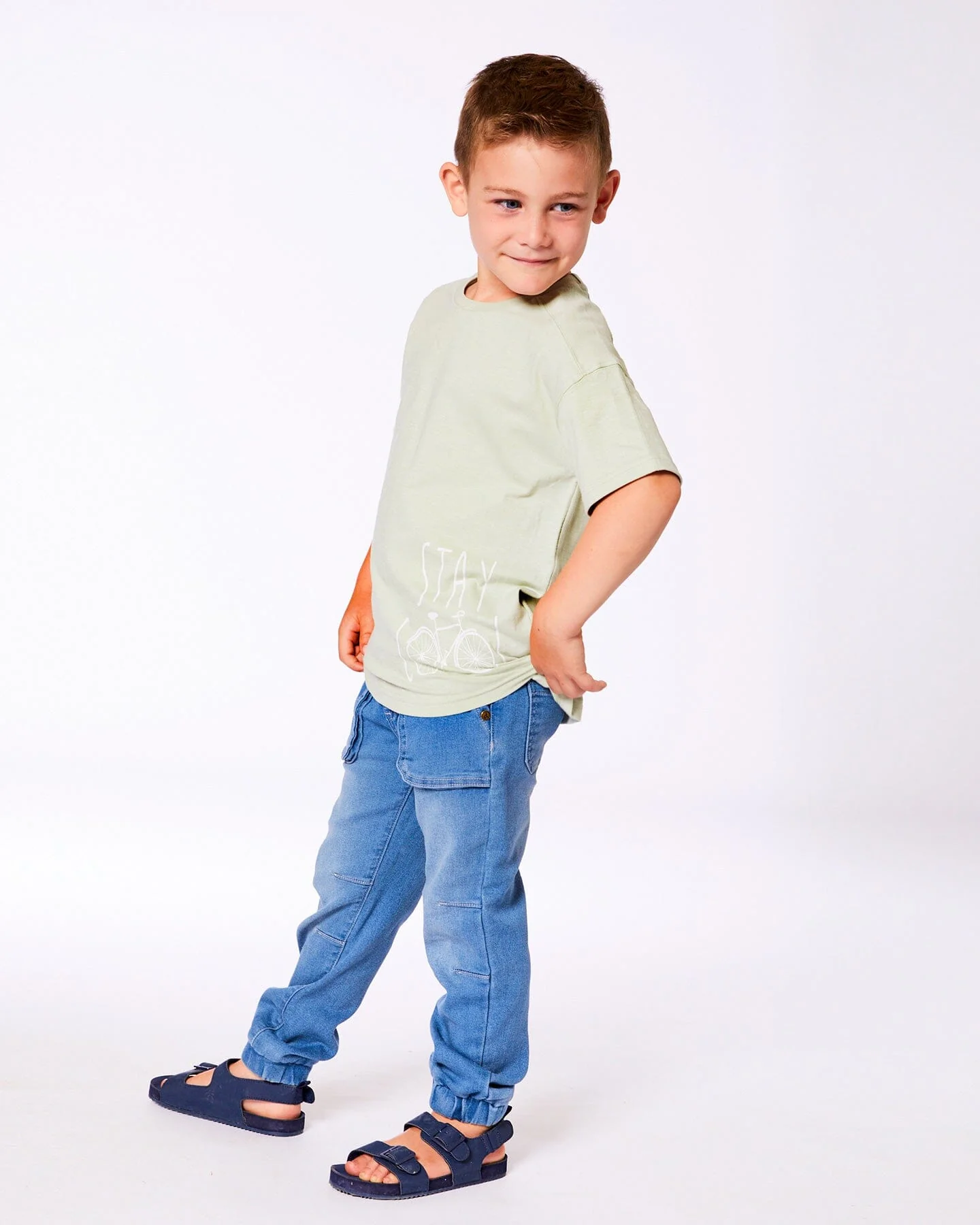 Short Sleeve Graphic Tee Sage