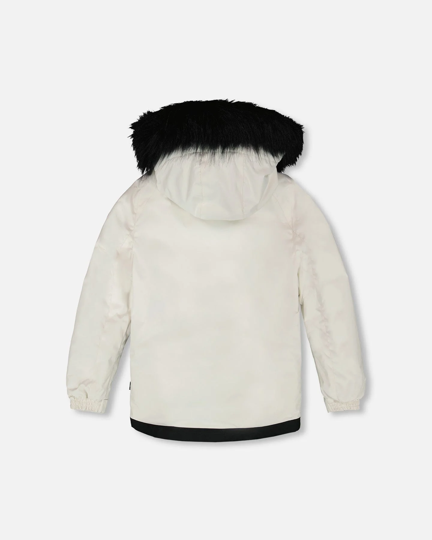 Two-Piece Play Snowsuit Off-White With Printed Pants