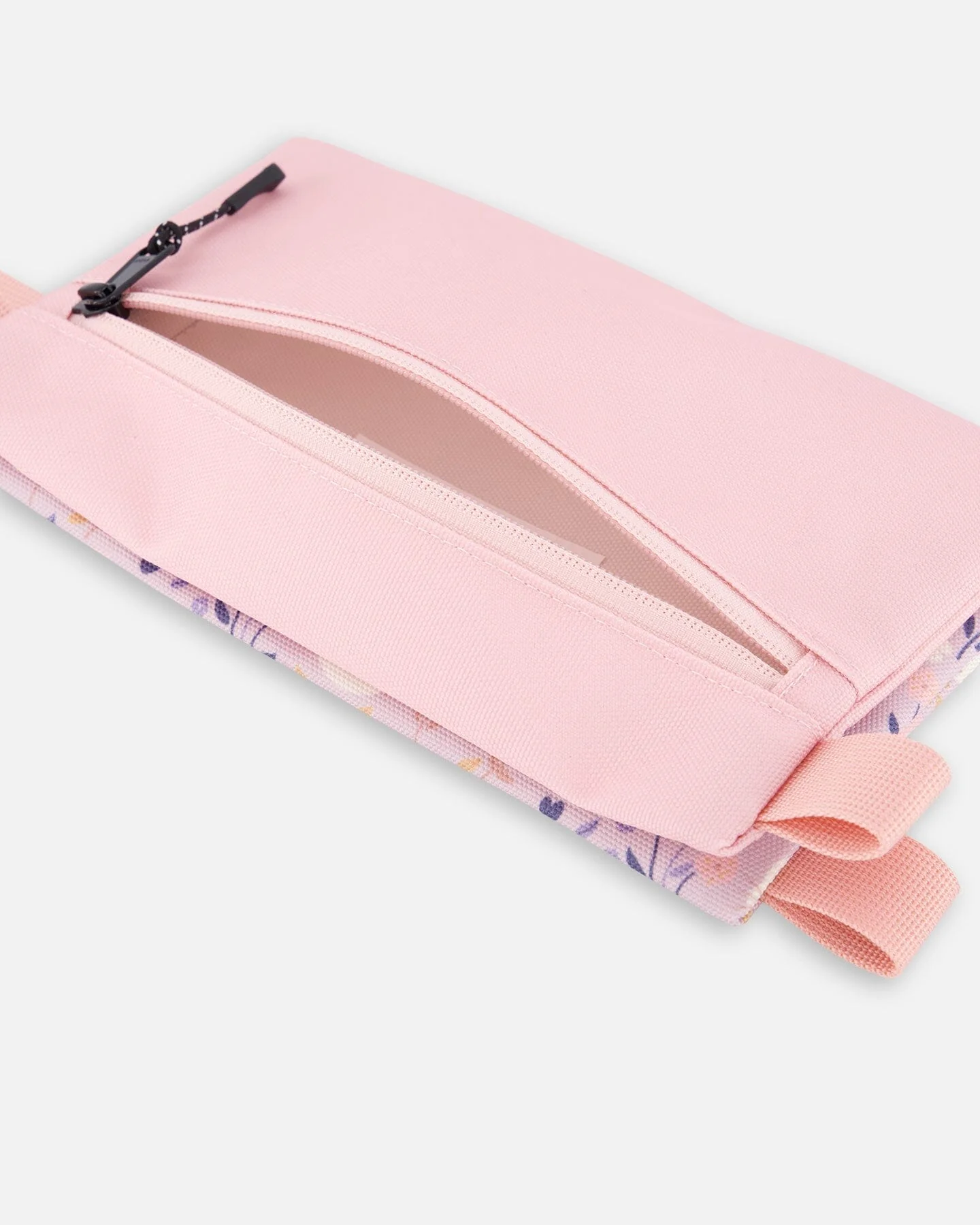 Double Pencil Case Lilac Cat Print
